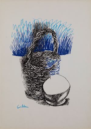 Guttuso Renato Cesto e ciotola