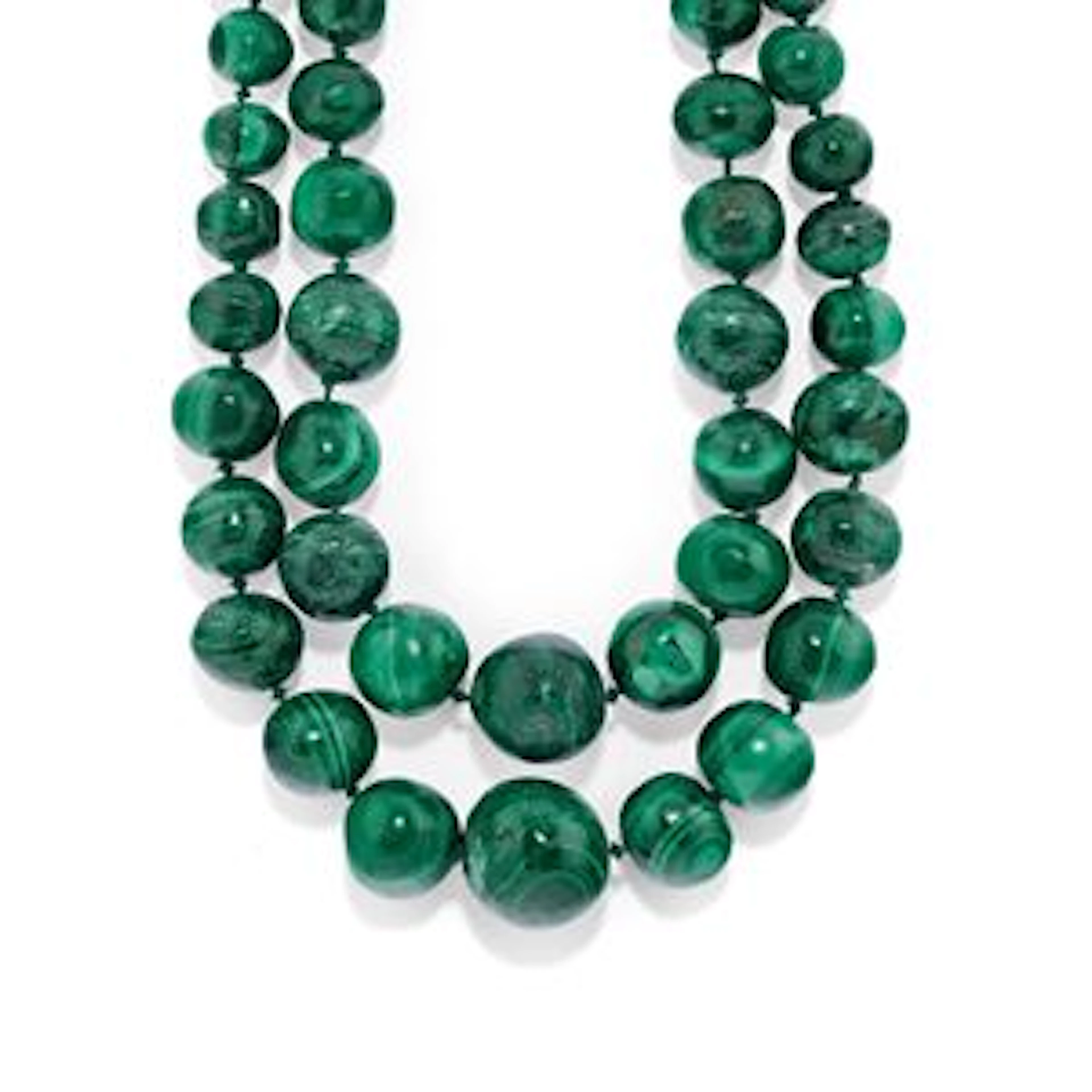 Collana con malachite