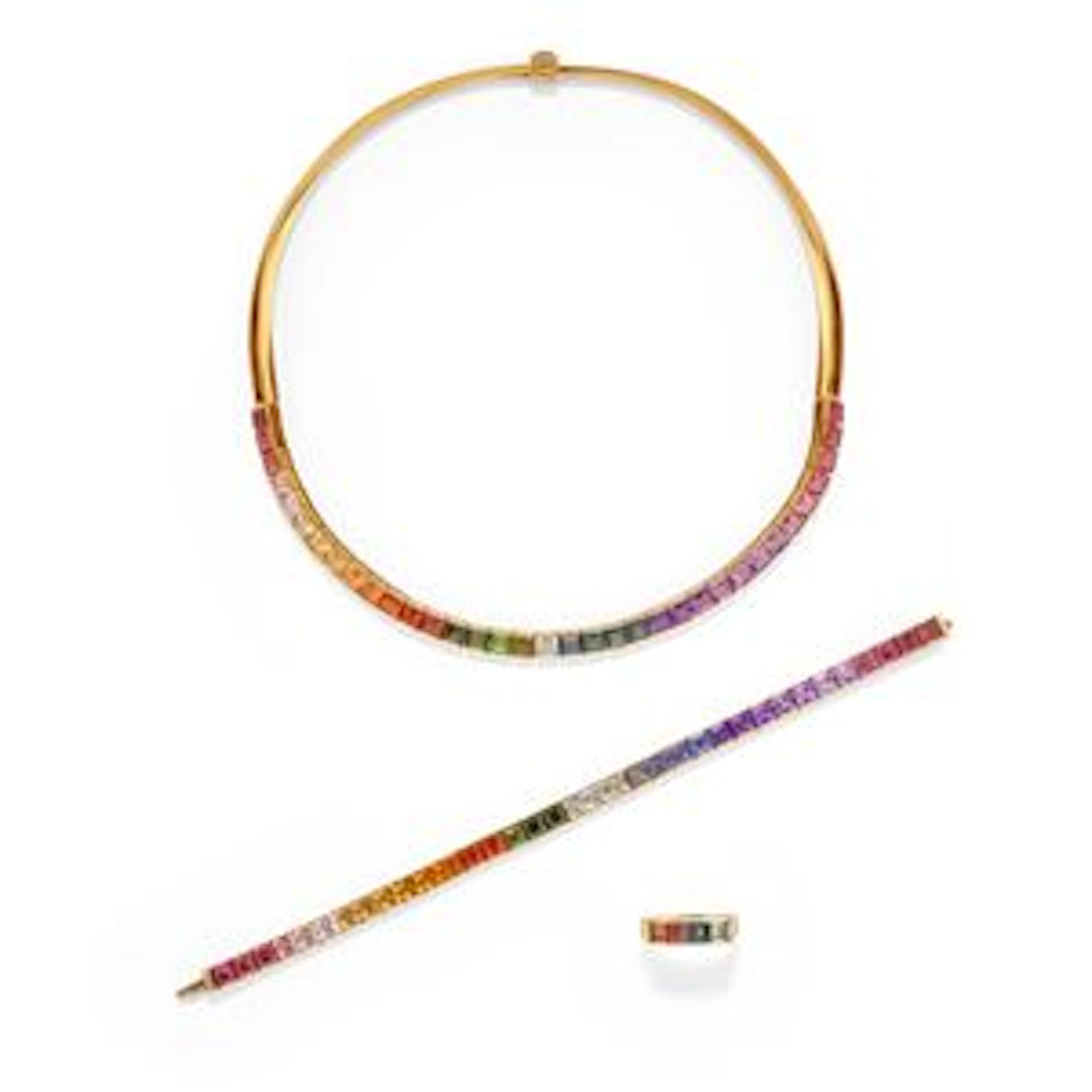 Parure rainbow