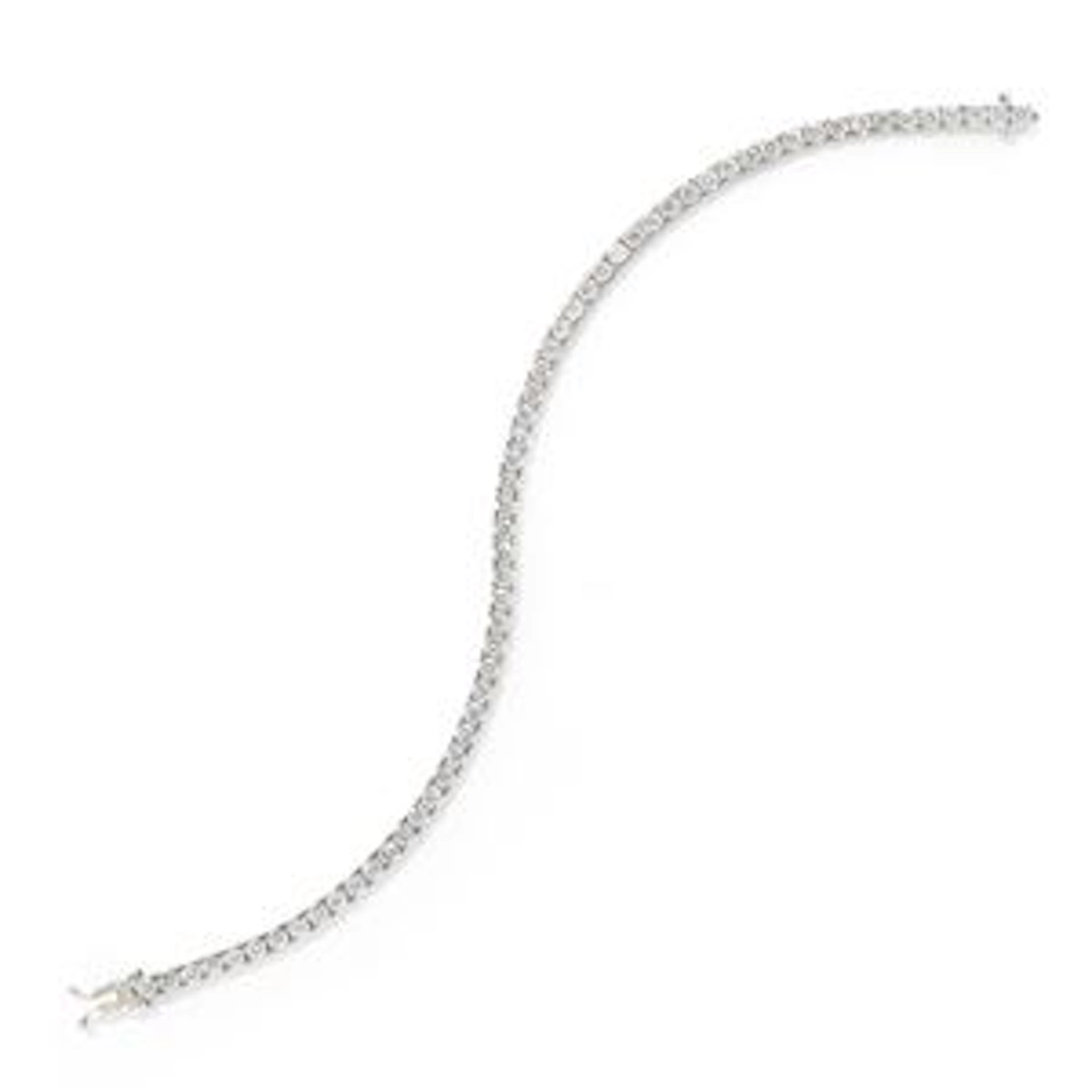 Bracciale tennis con diamanti