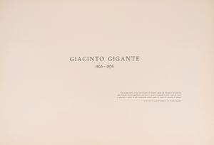 Giacinto Gigante Vedute napoletane dell'Ottocento , 1955