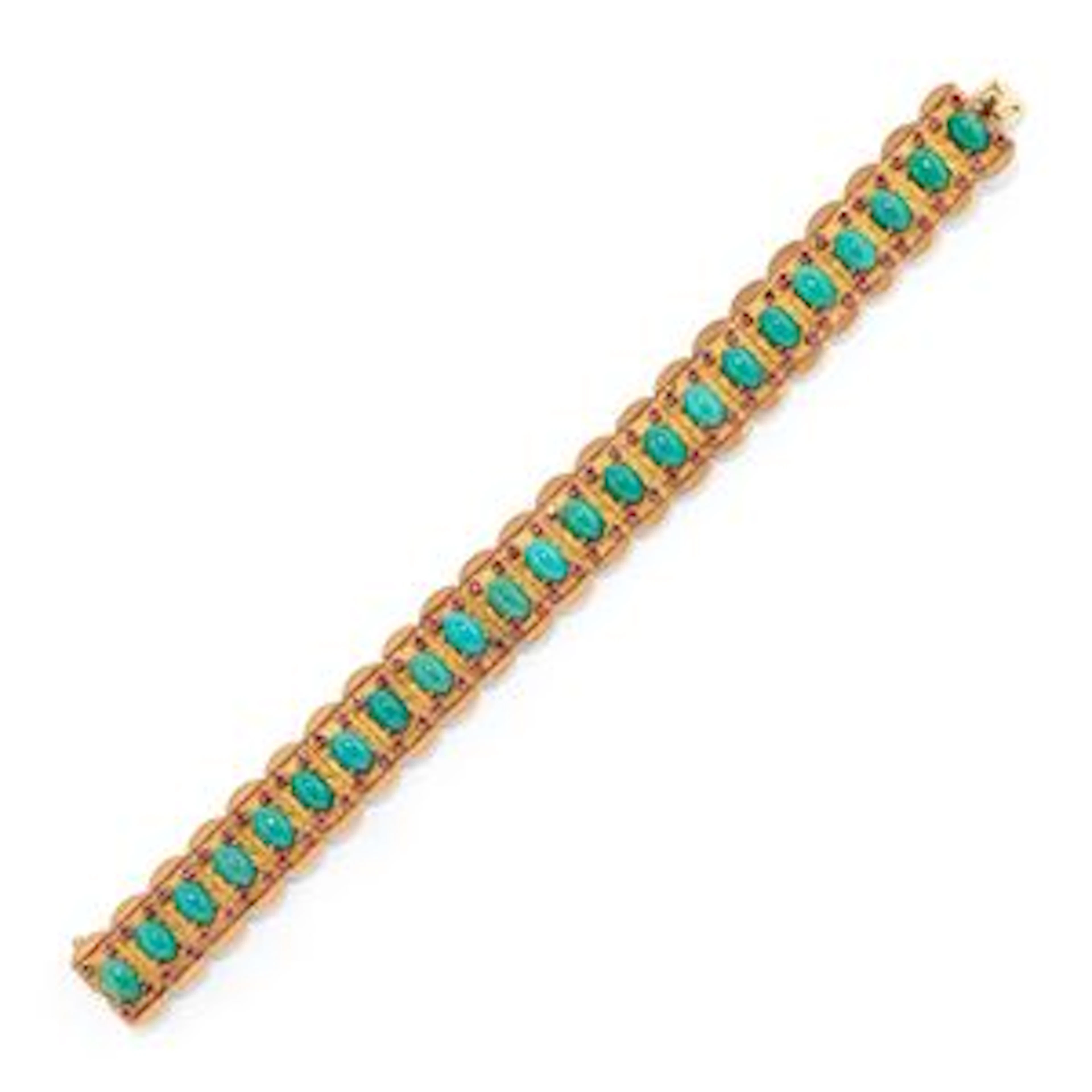 Bracciale con turchesi