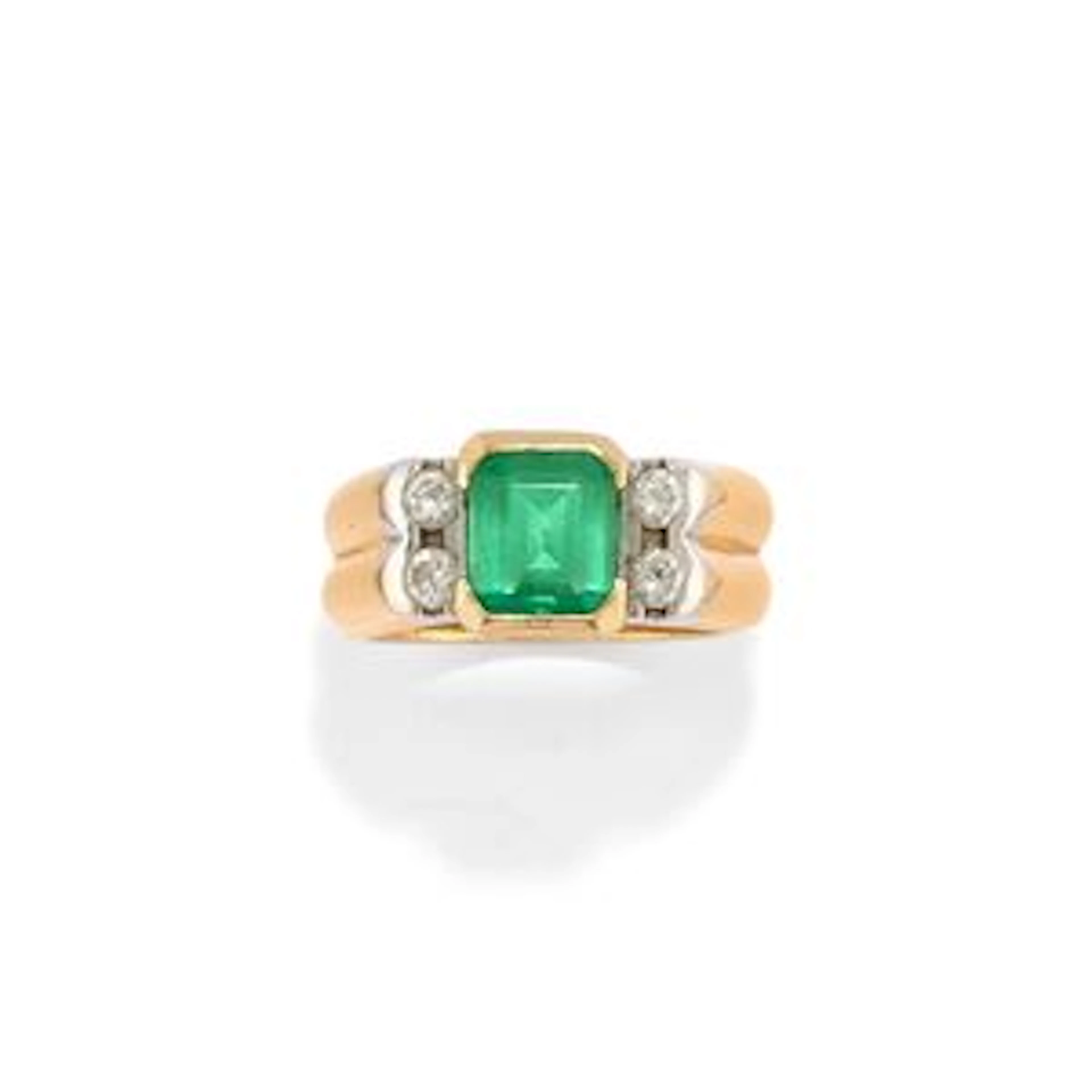 Anello con smeraldo Damiani