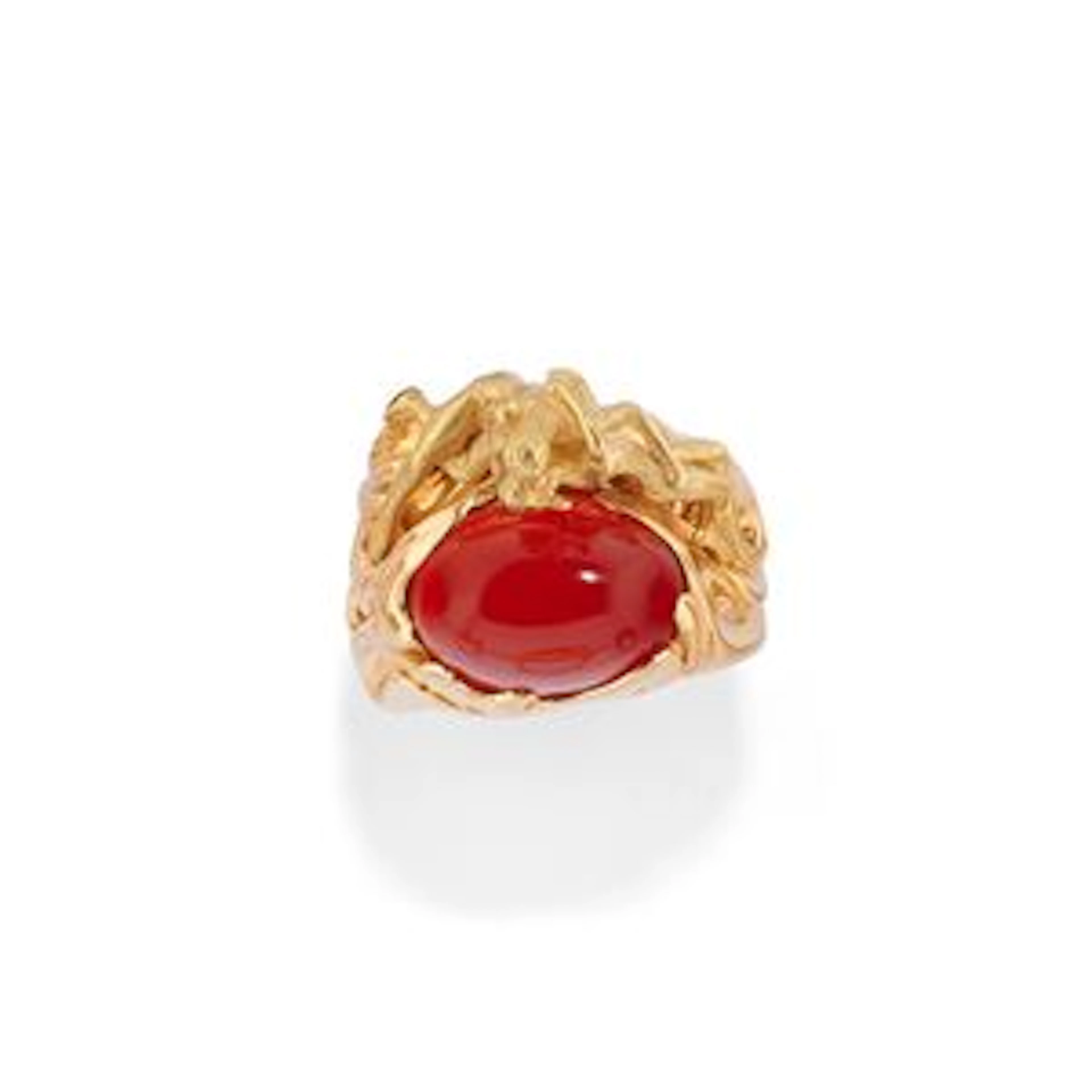 Anello con corniola