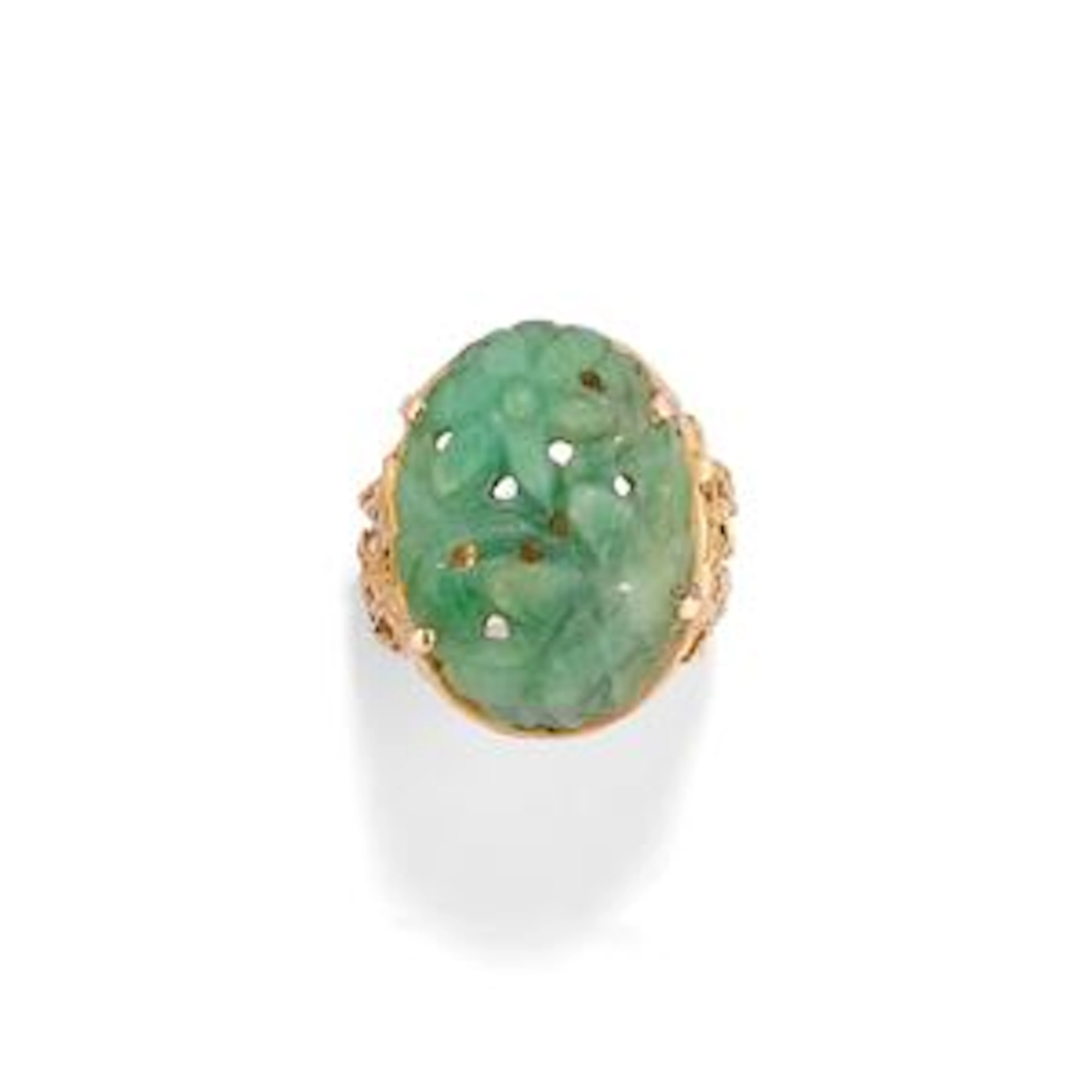 Anello con giadeite