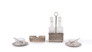 Porta condimenti da tavola , Barda, Tripoli, prima metà secolo XX