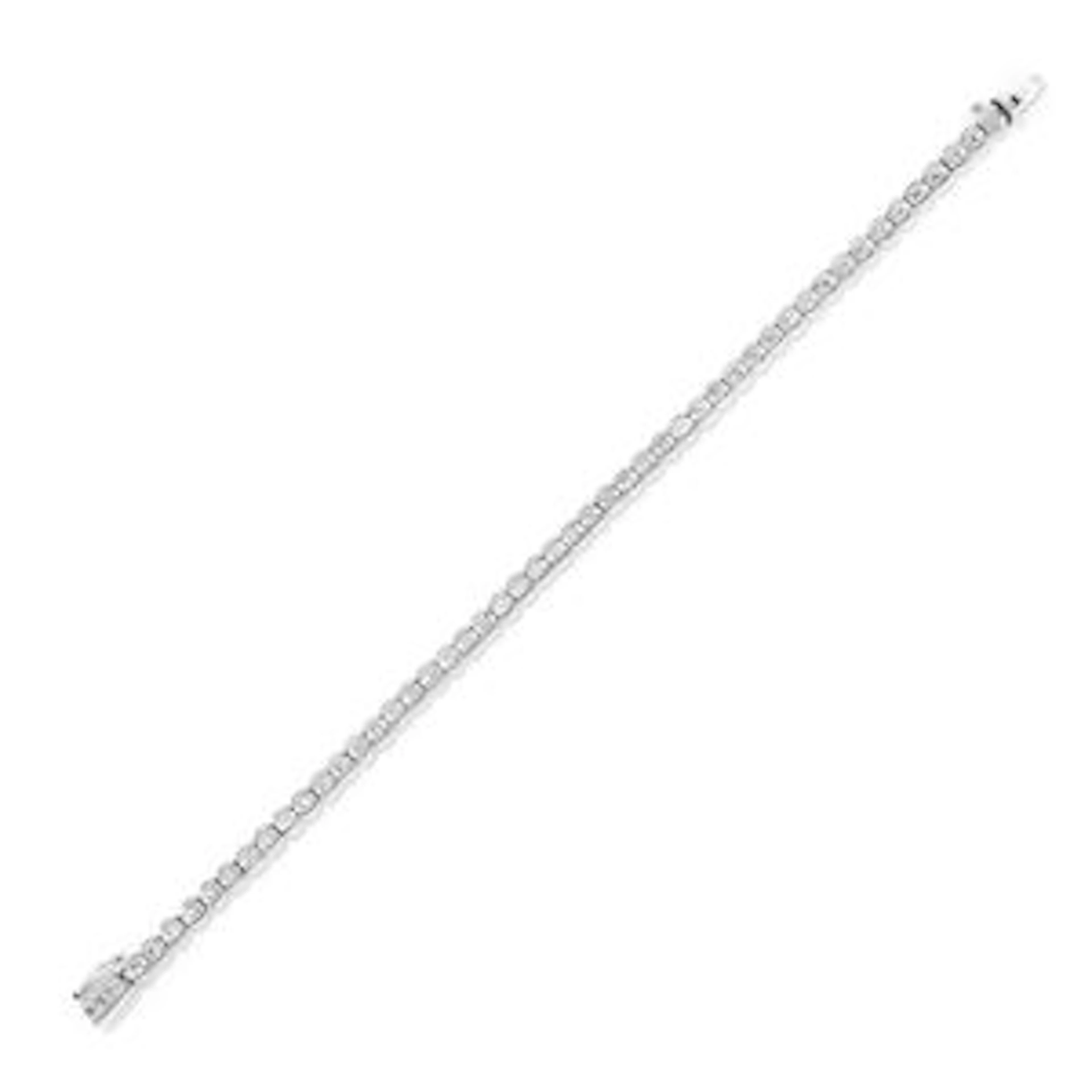 Bracciale tennis con diamanti