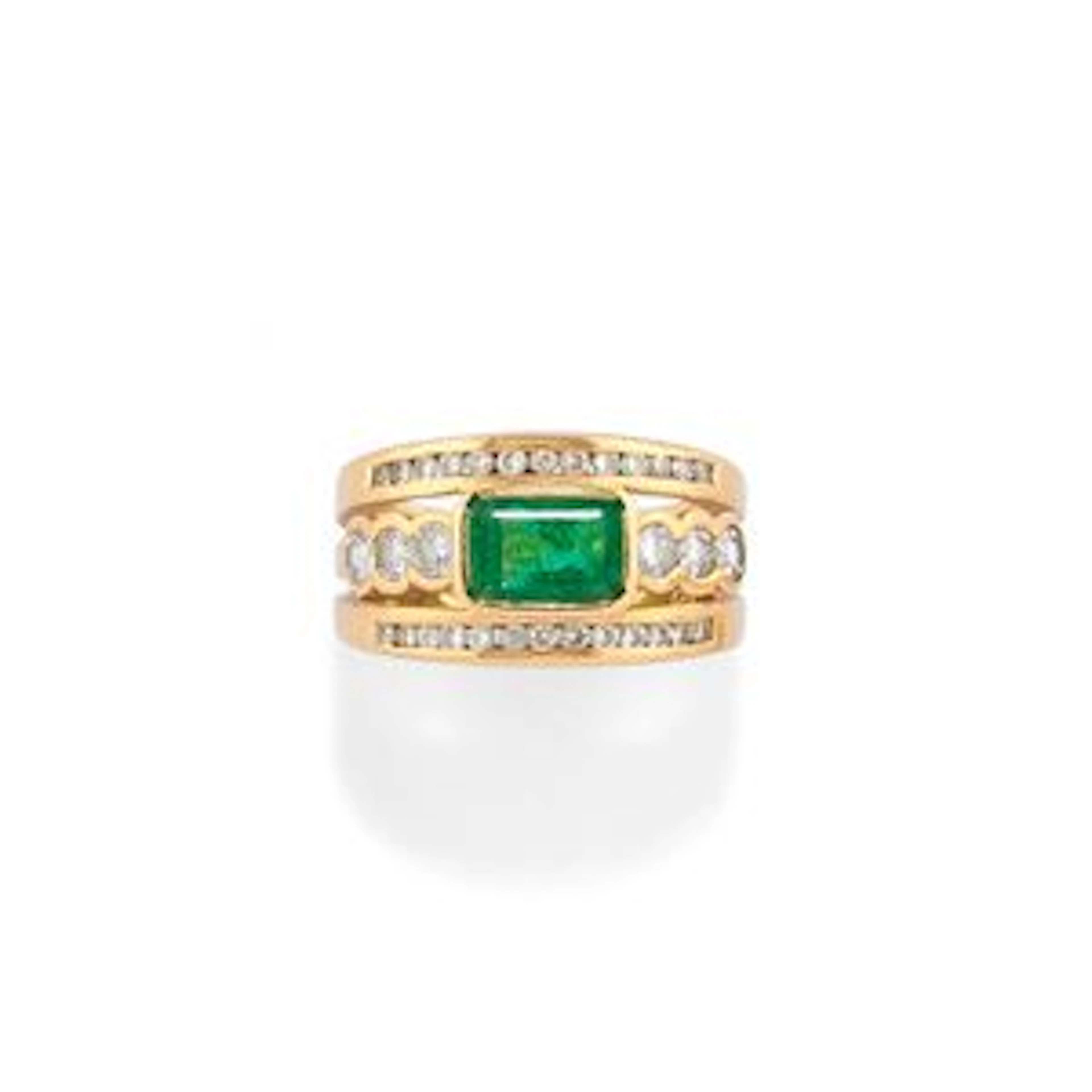 Torrini Anello con smeraldo