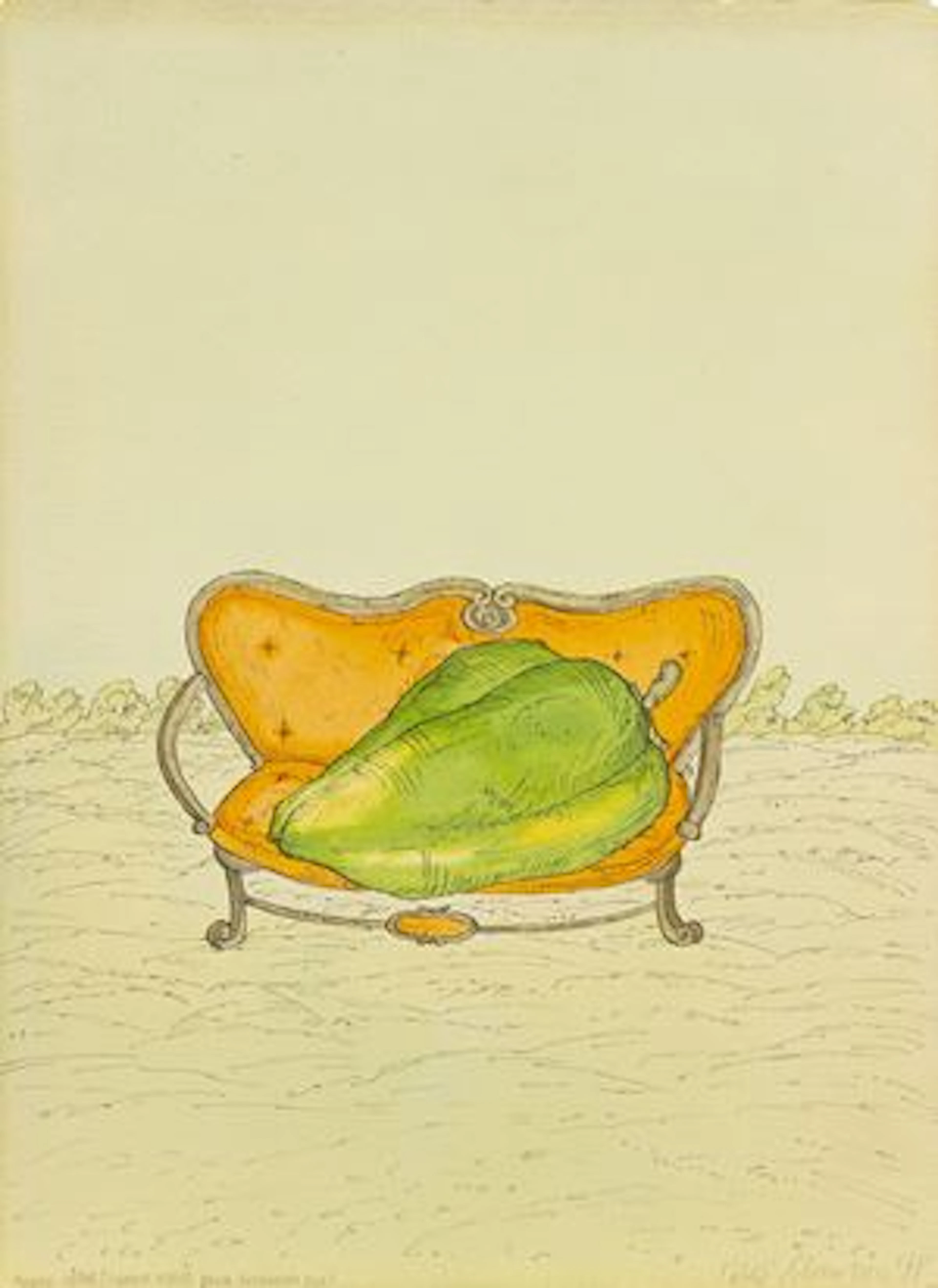 Echaurren Pablo Il peperone sul divano , 1978