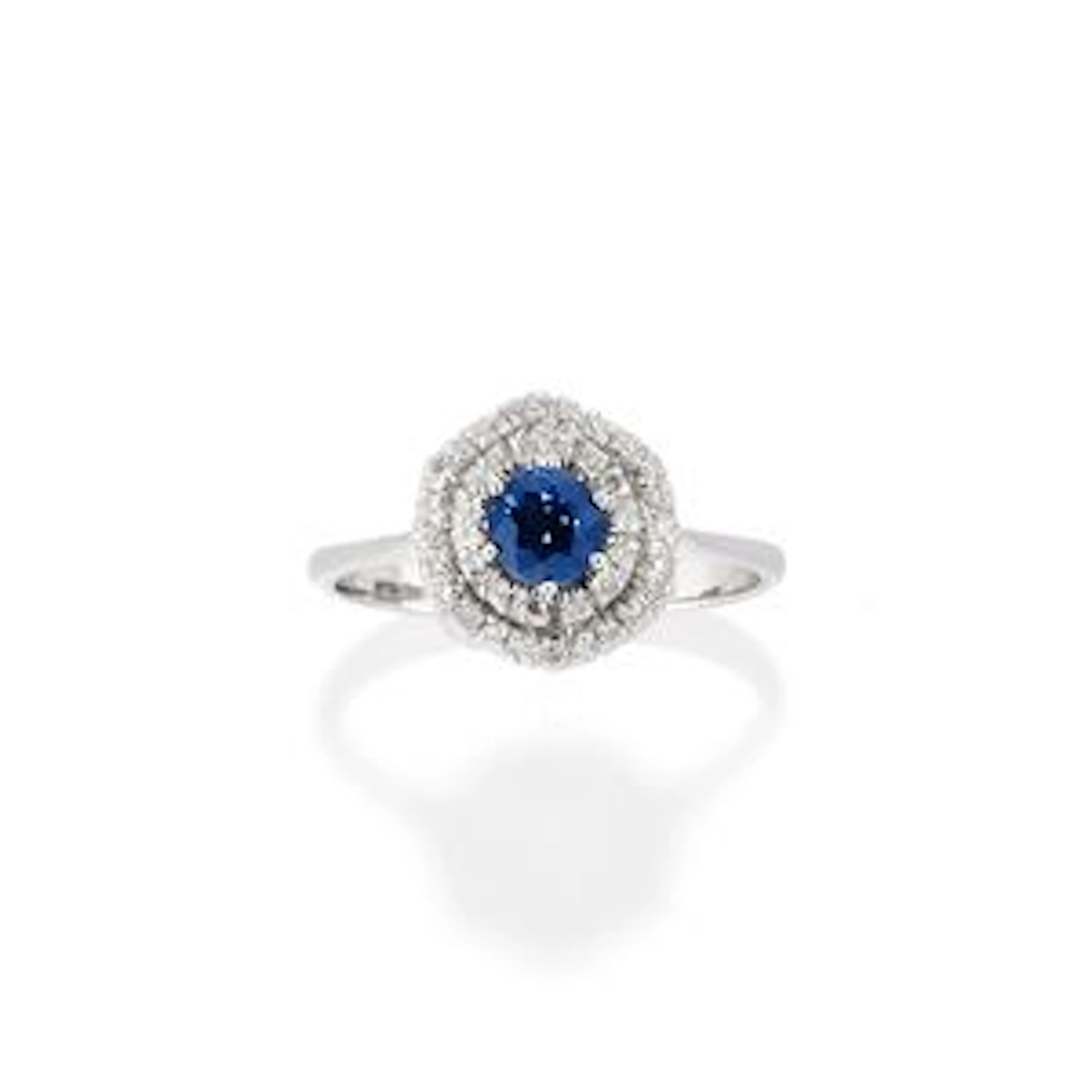 Anello con zaffiro