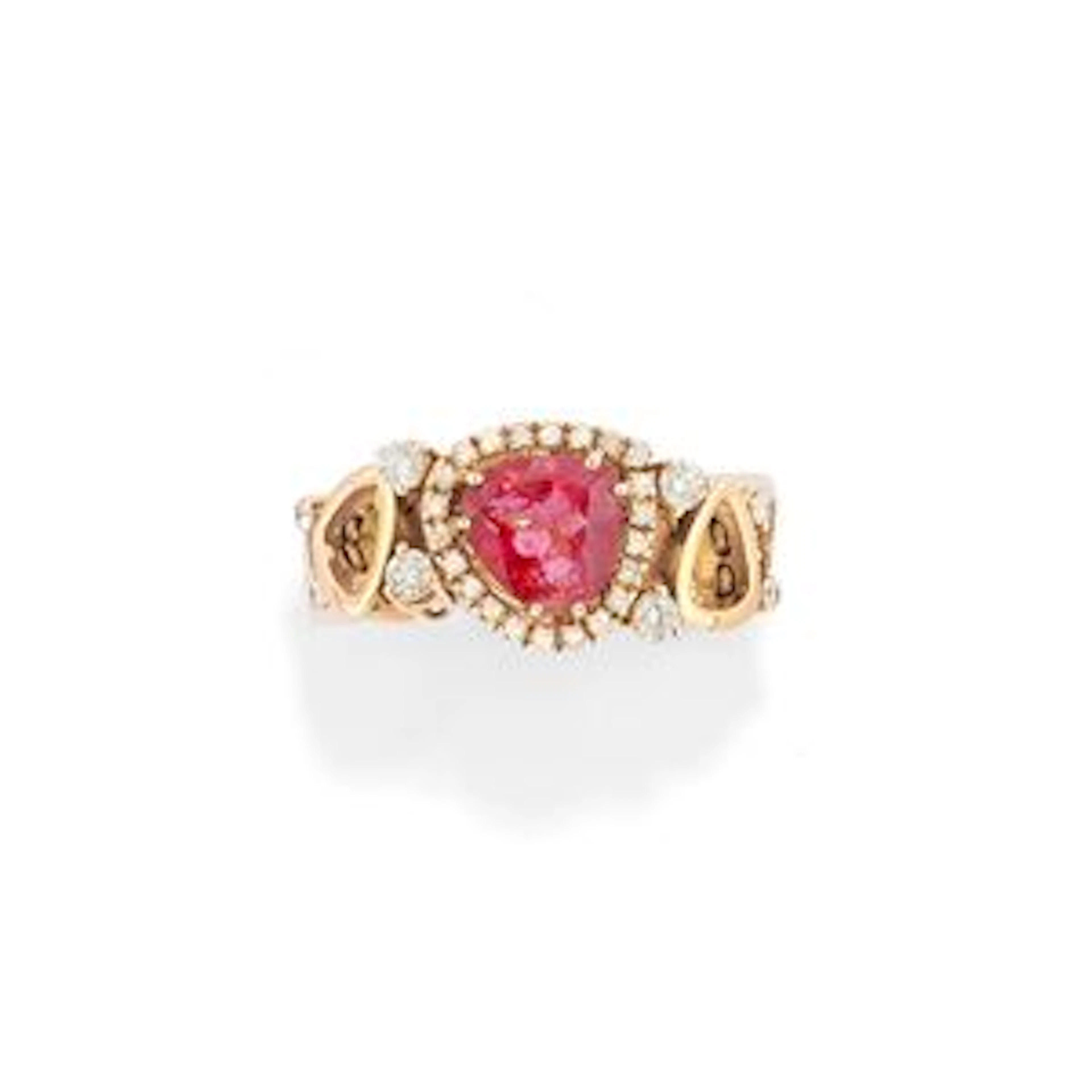 Chantecler Anello con tormalina rosa