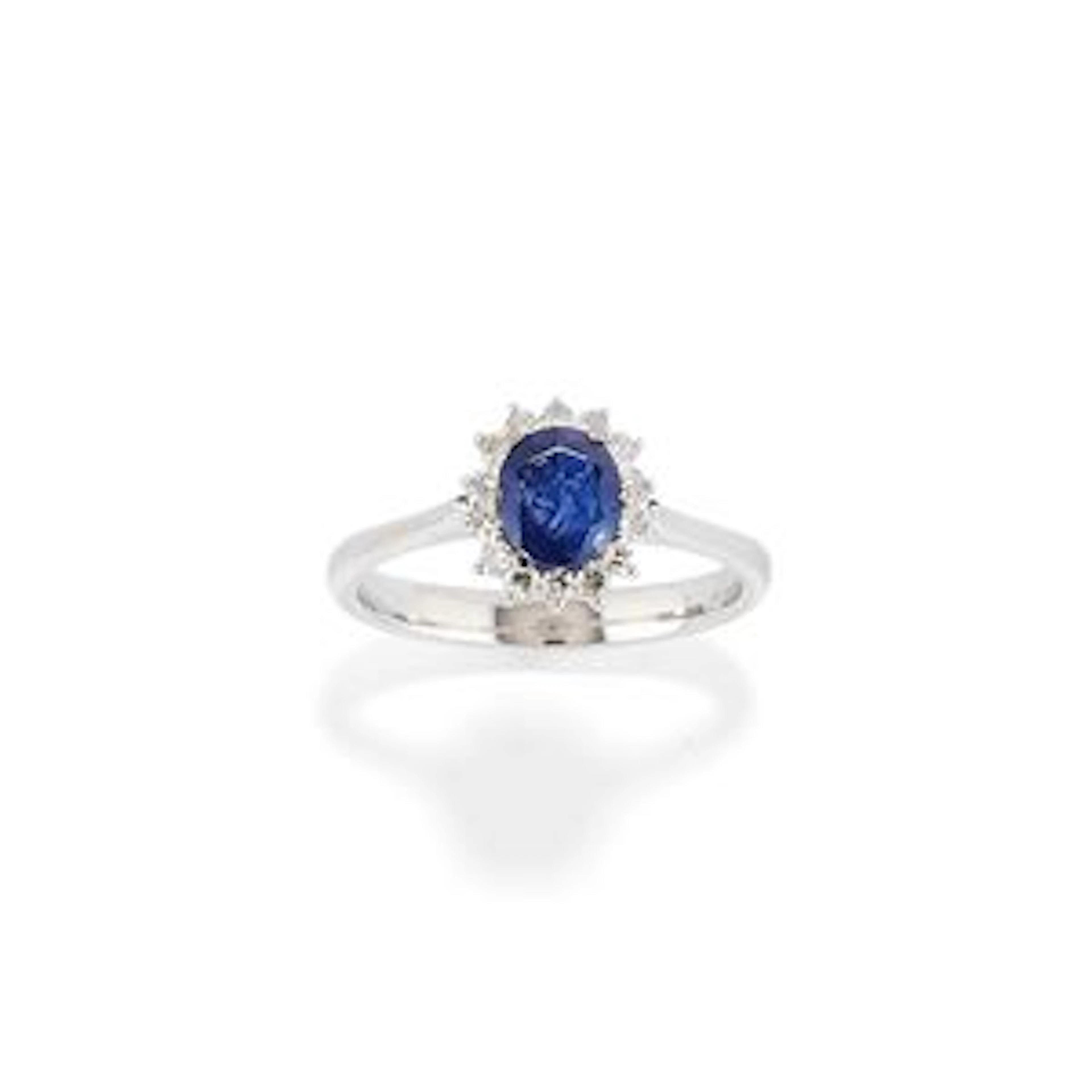 Anello con zaffiro