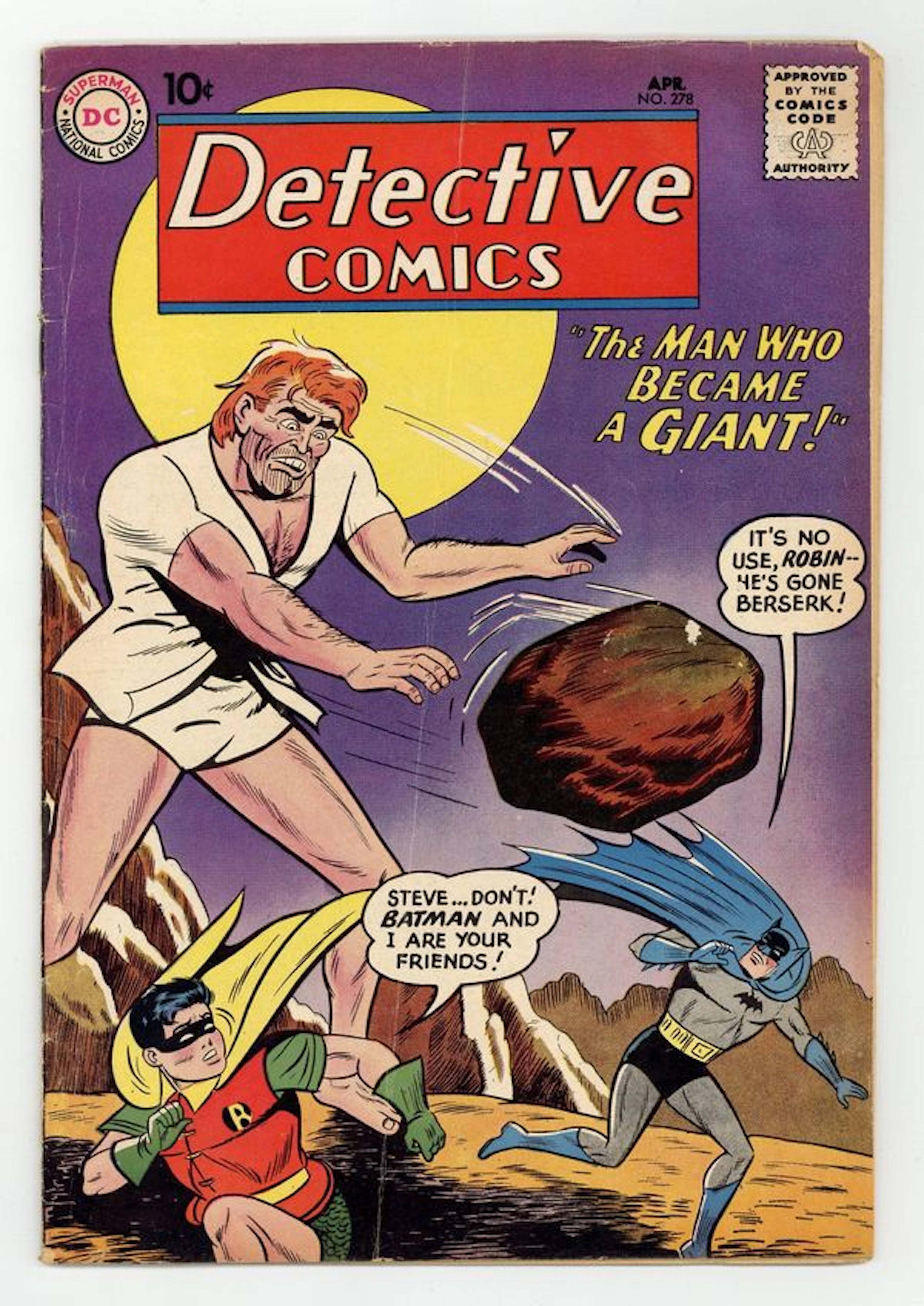 Detective Comics (1937 1st Series) 278 GD+ 2.5