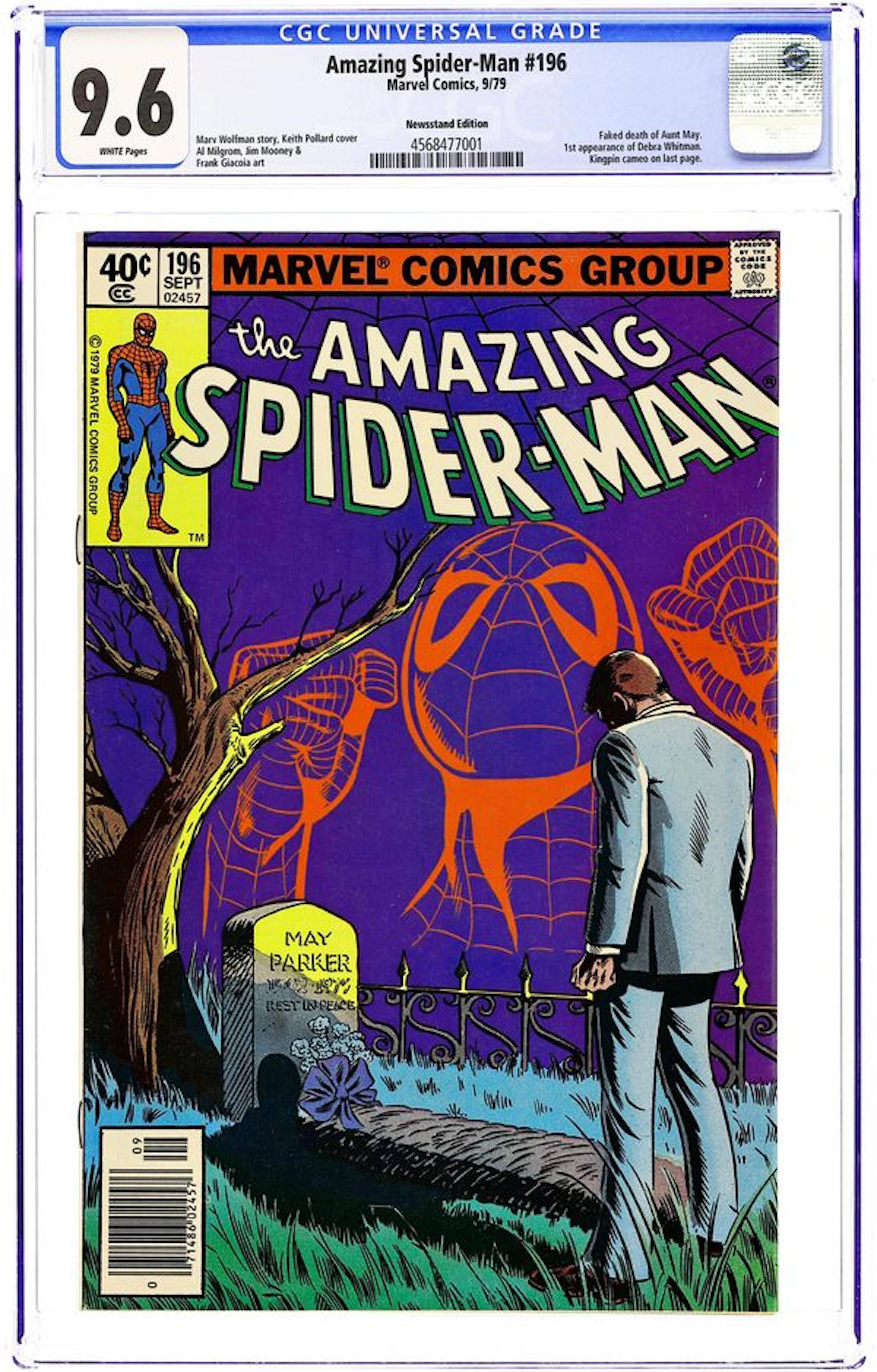 Amazing Spider-Man (1963 1st Series) 196N CGC 9.6