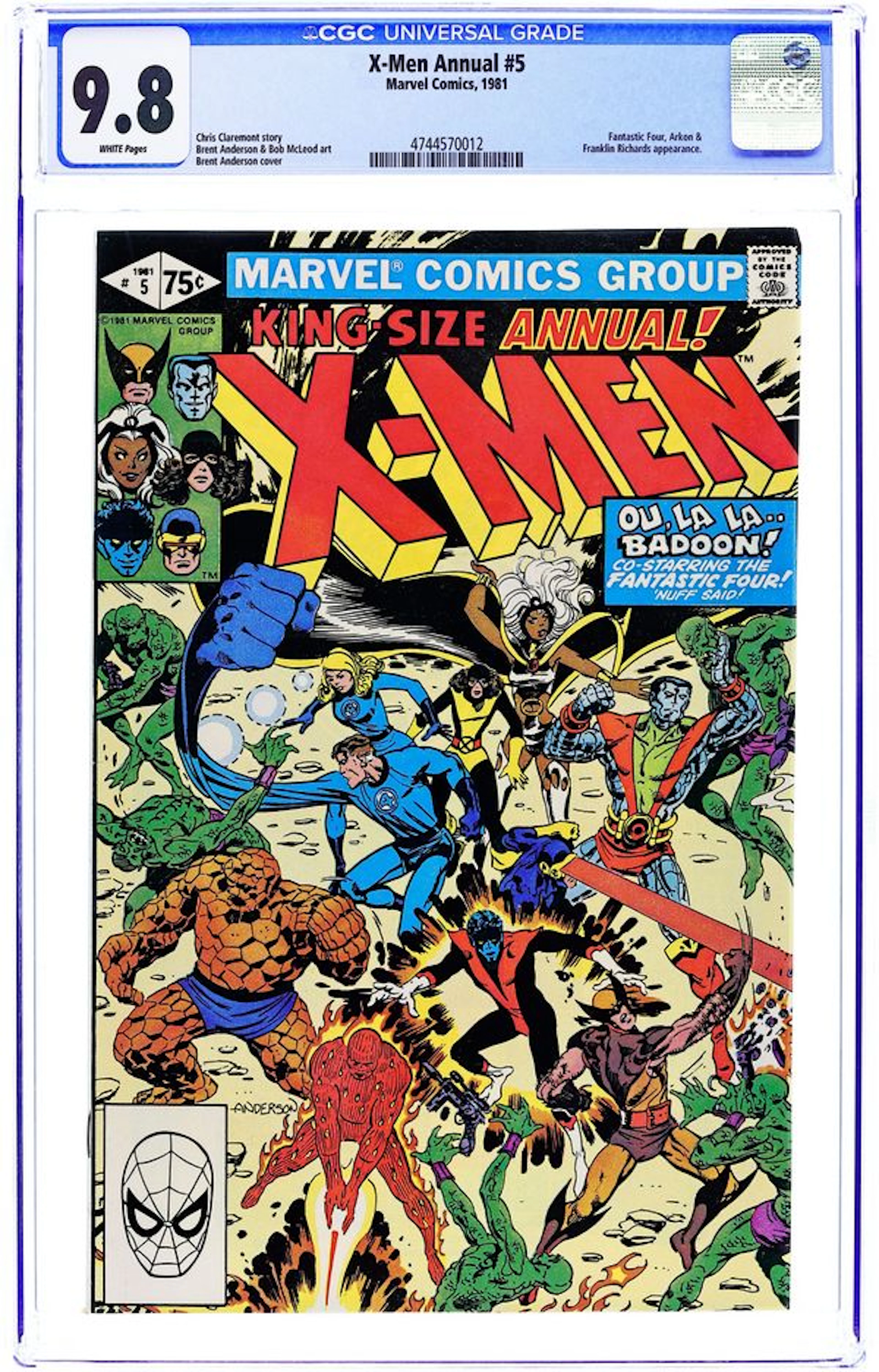 Uncanny X-Men (1963 1st Series) Annual 5D CGC 9.8