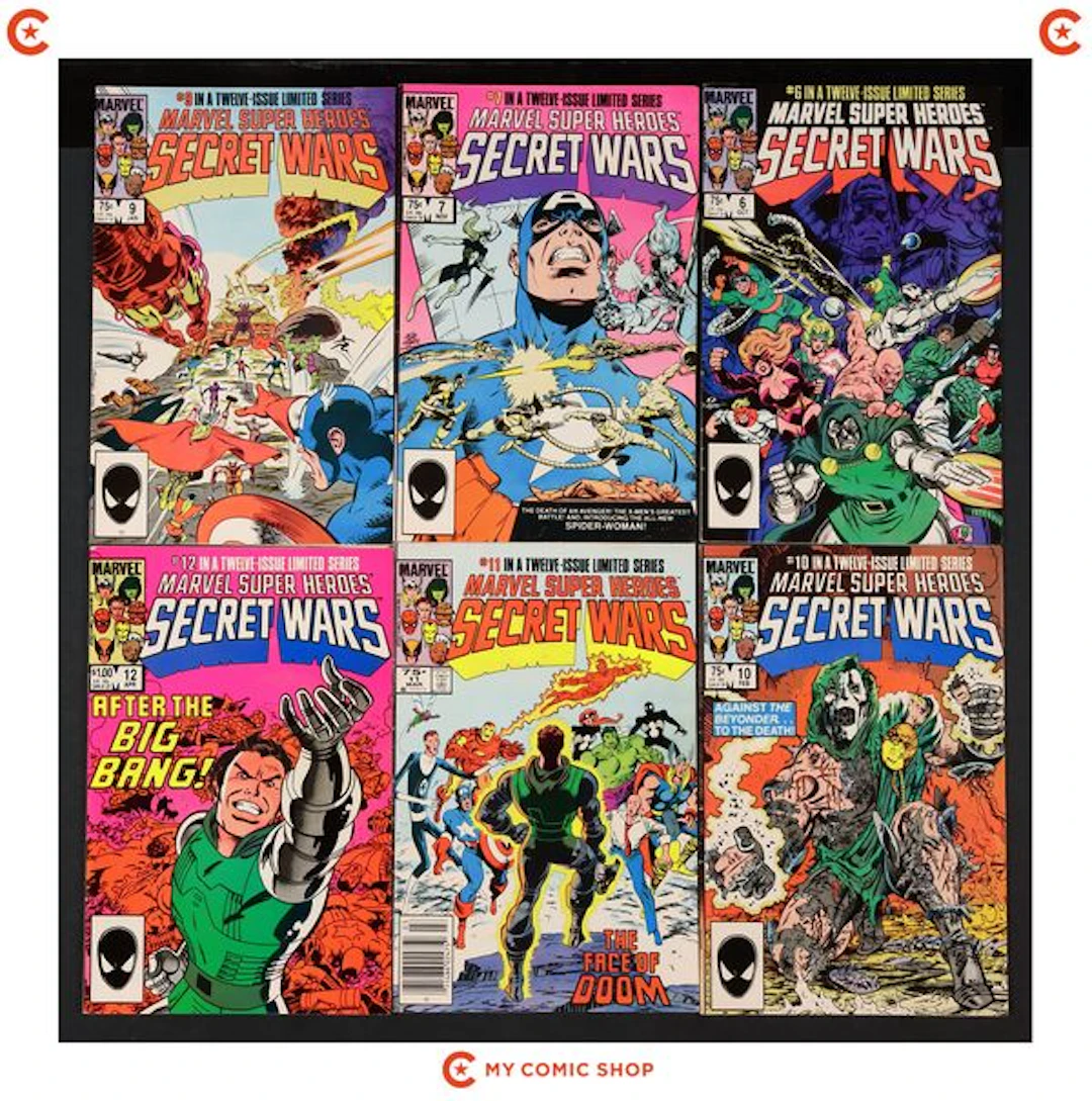 Marvel Super Heroes Secret Wars Lot of 6