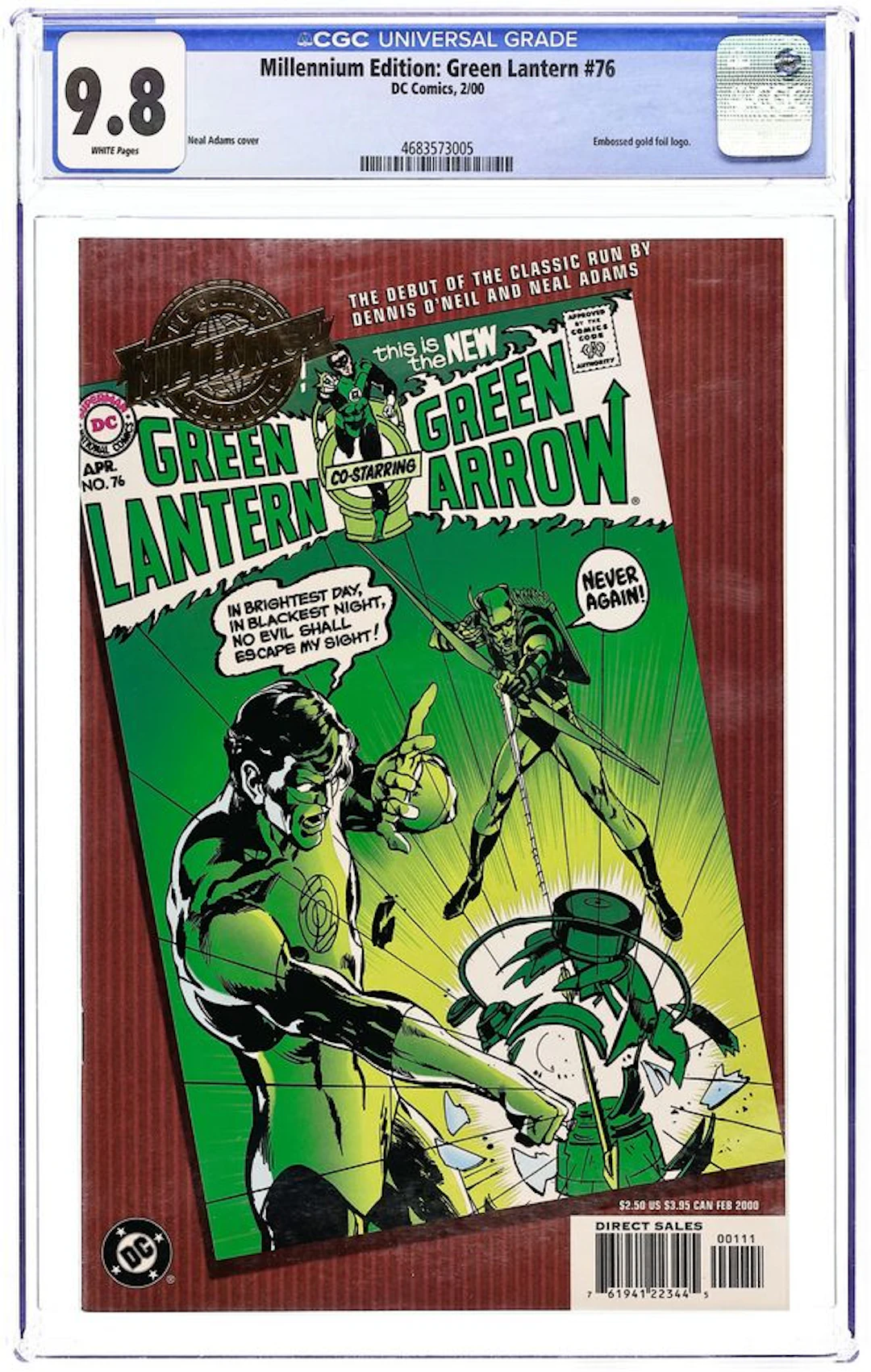 Millennium Edition Green Lantern (2000) 76N CGC 9.8