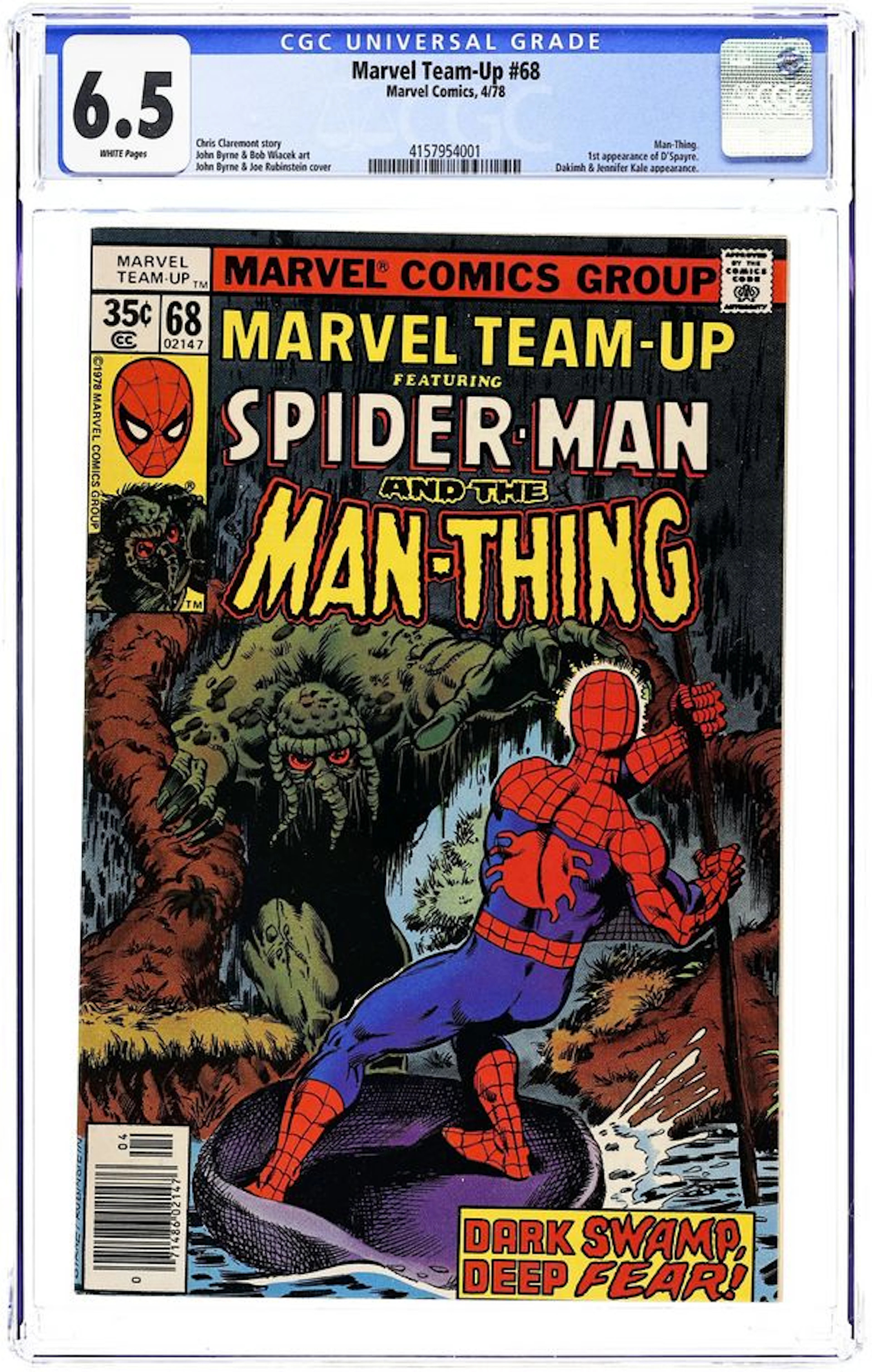 Marvel Team-Up (1972 1st Series) 68 CGC 6.5