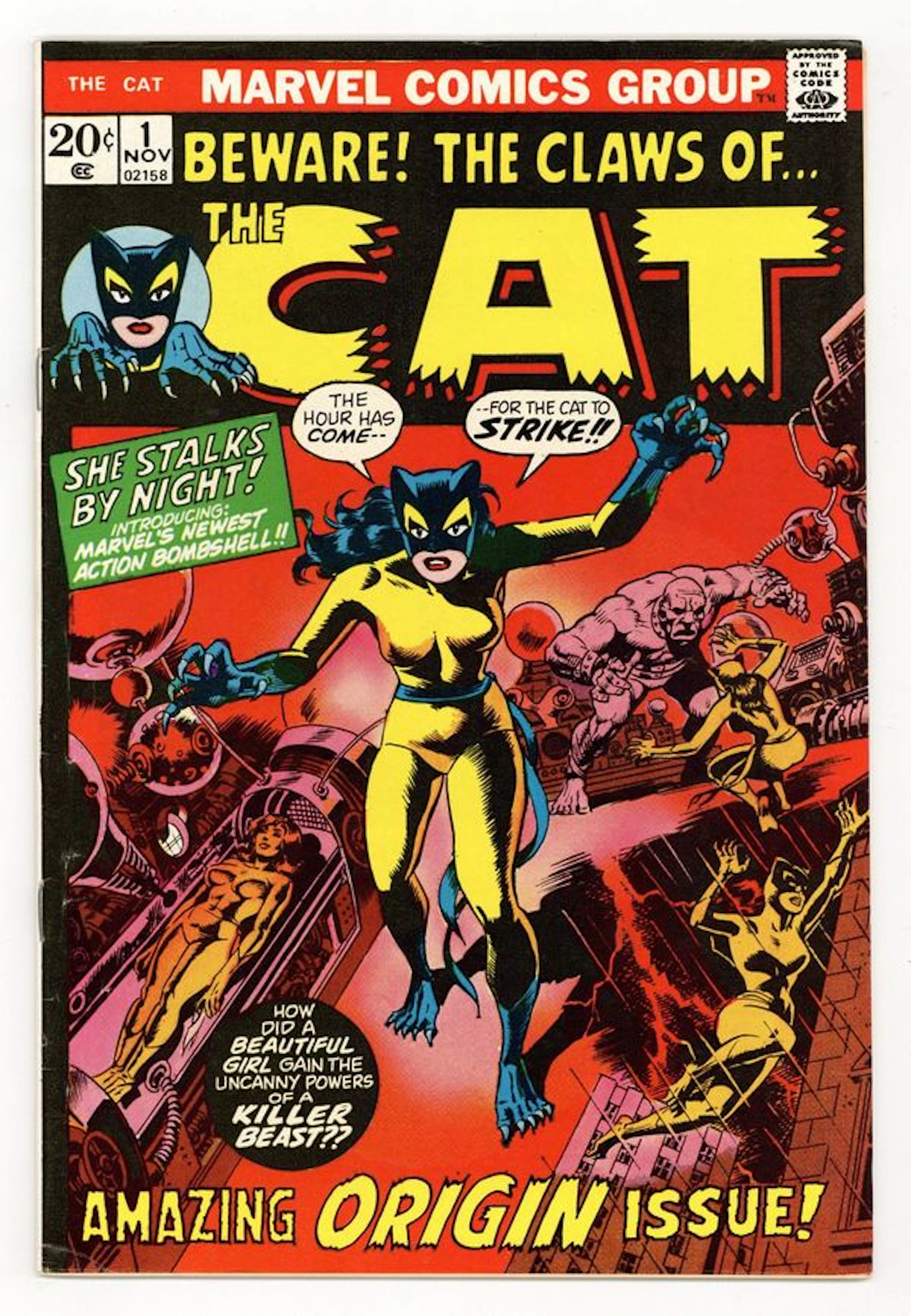 Cat (1972 Marvel) 1 FN+ 6.5