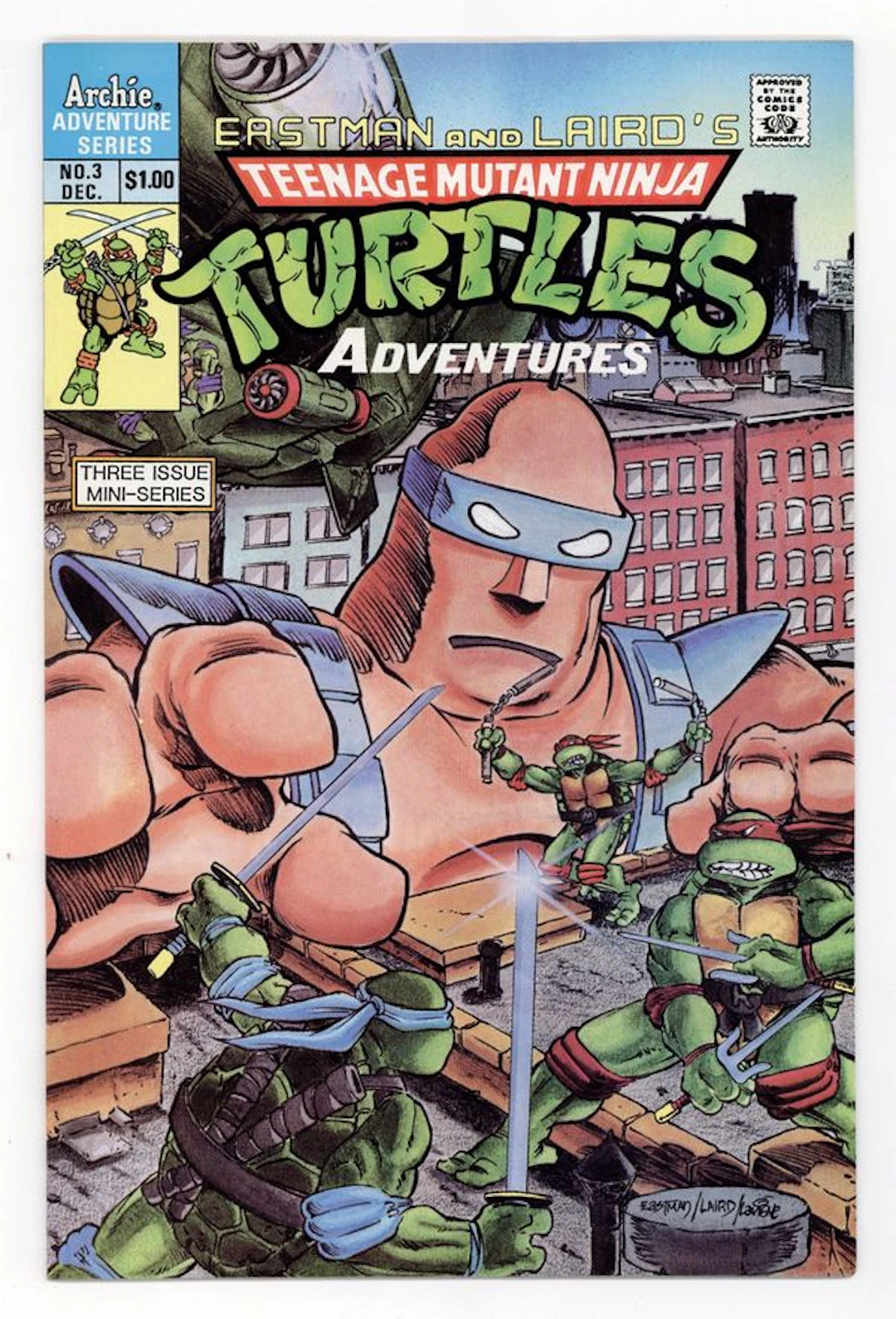 Teenage Mutant Ninja Turtles Adventures (1988) 3 VF 8.0