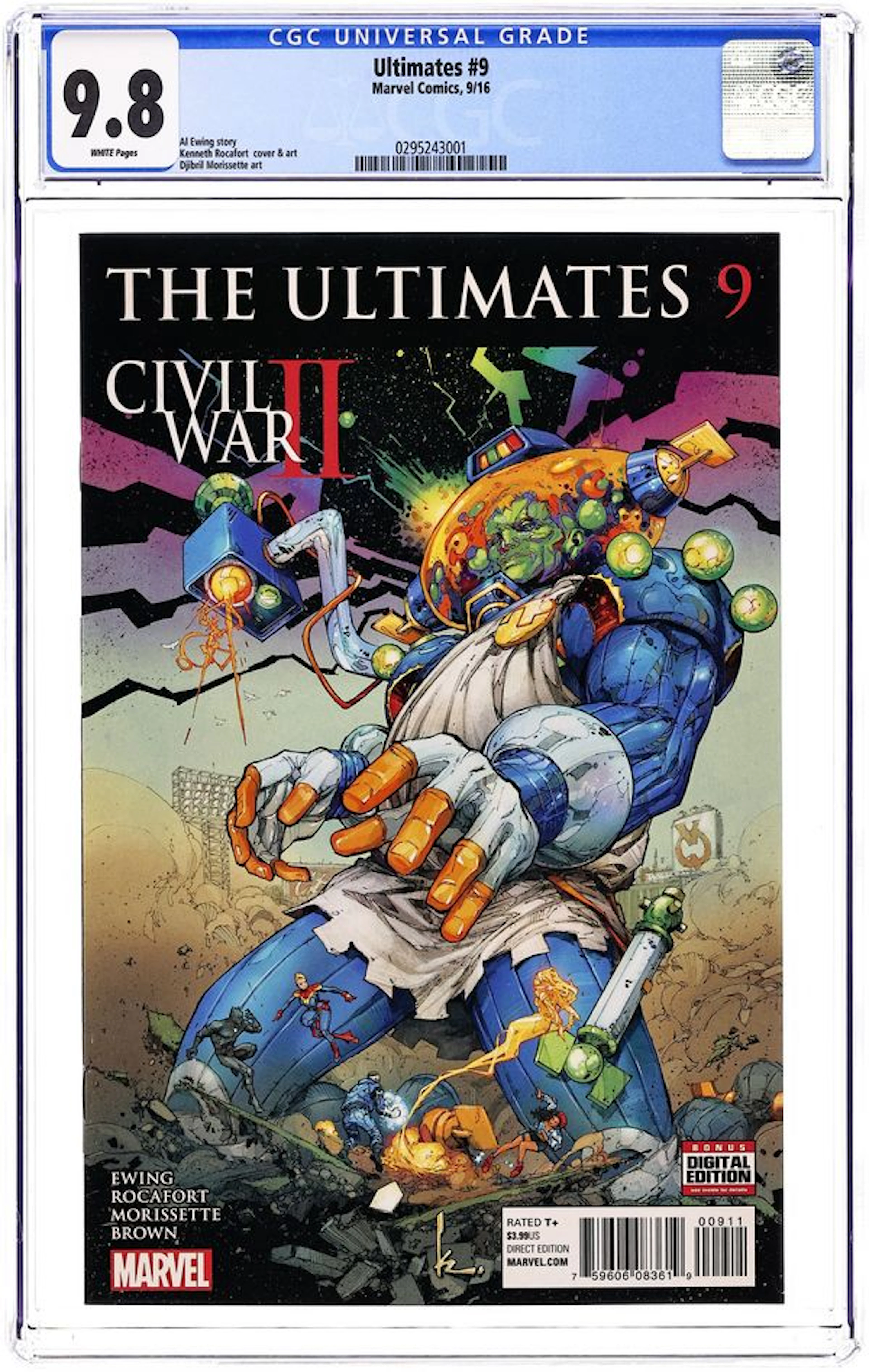 Ultimates (2015 Marvel) 9 CGC 9.8