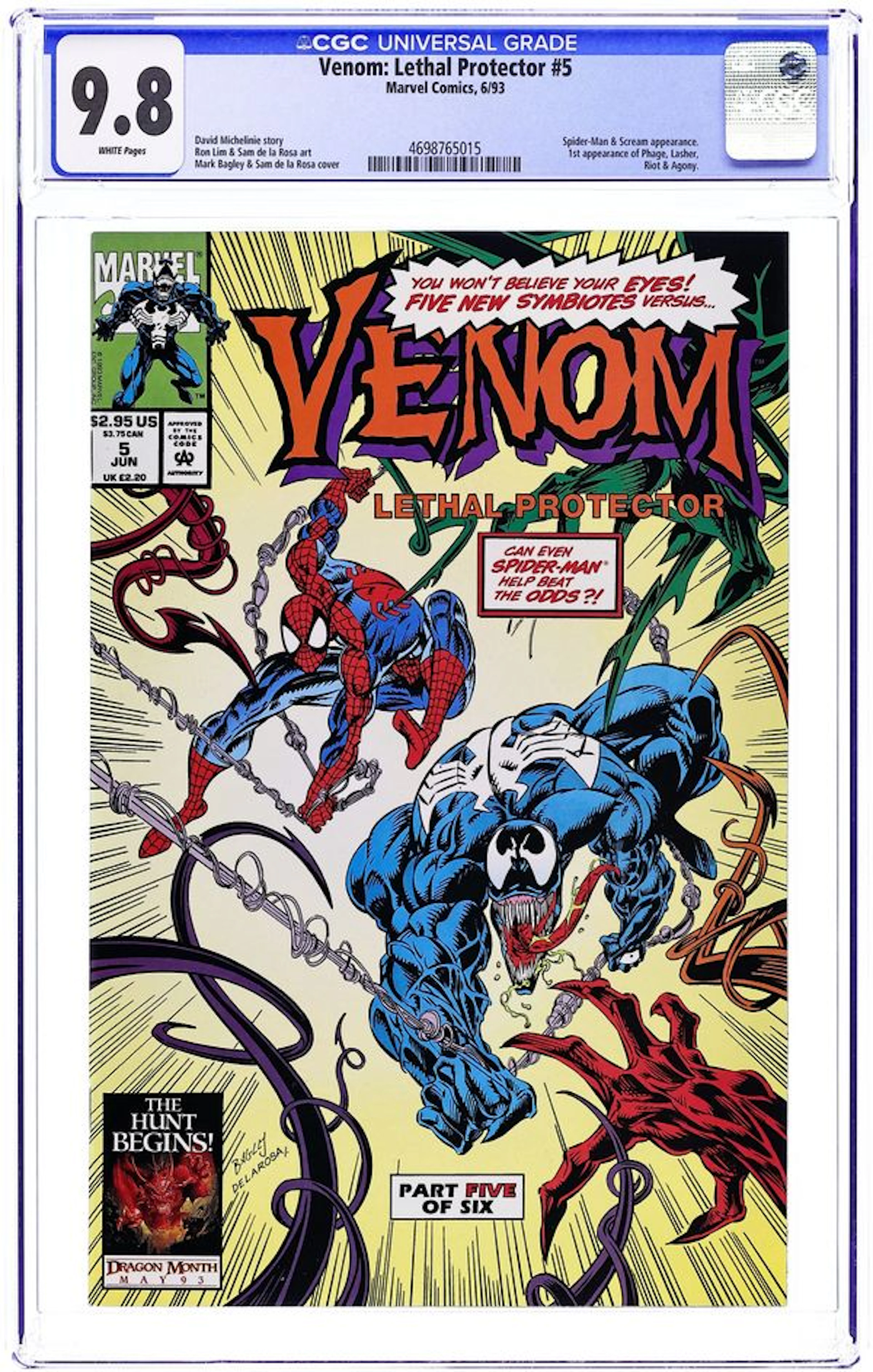Venom Lethal Protector (1993) 5D CGC 9.8