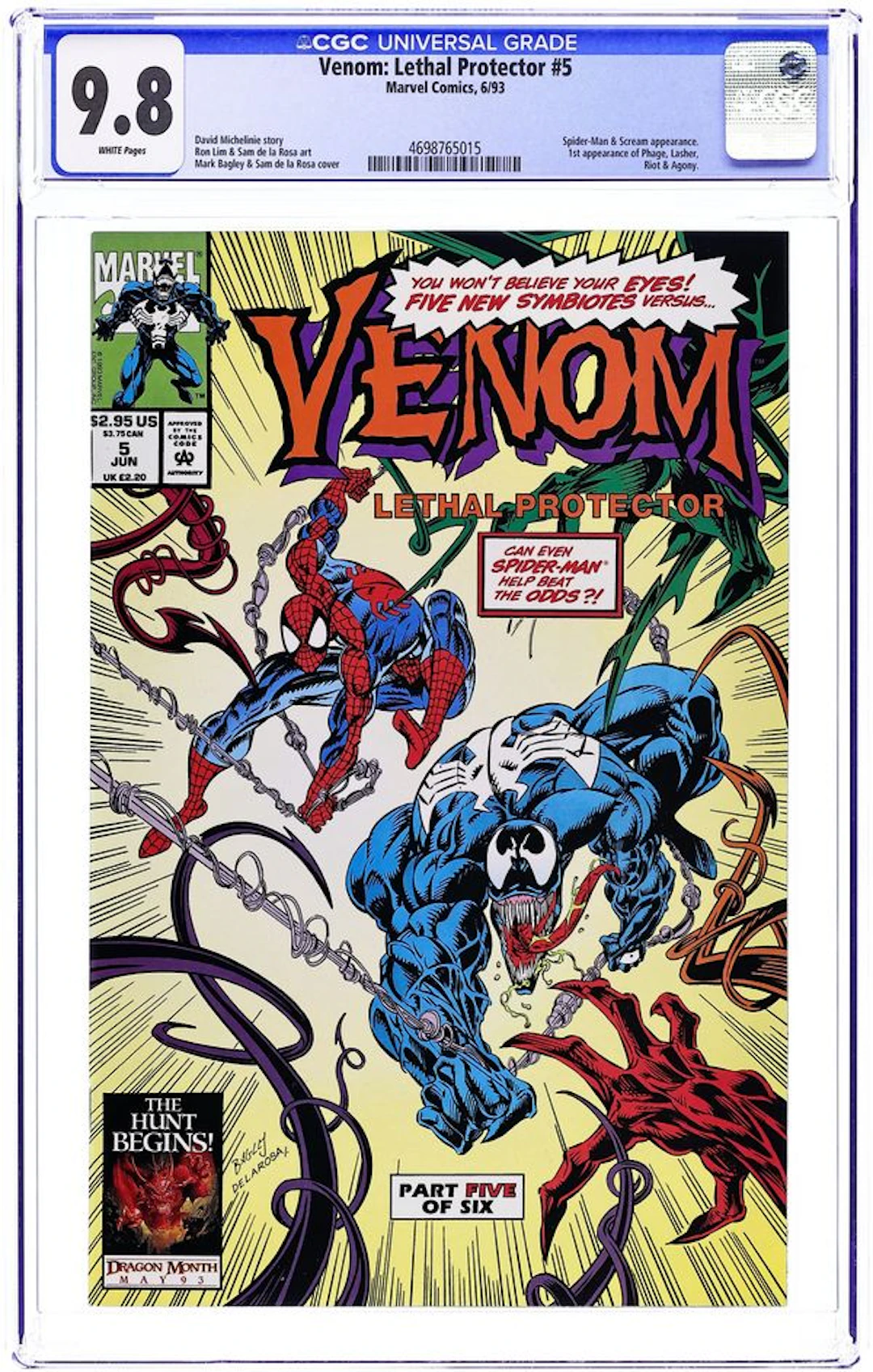 Venom Lethal Protector (1993) 5D CGC 9.8