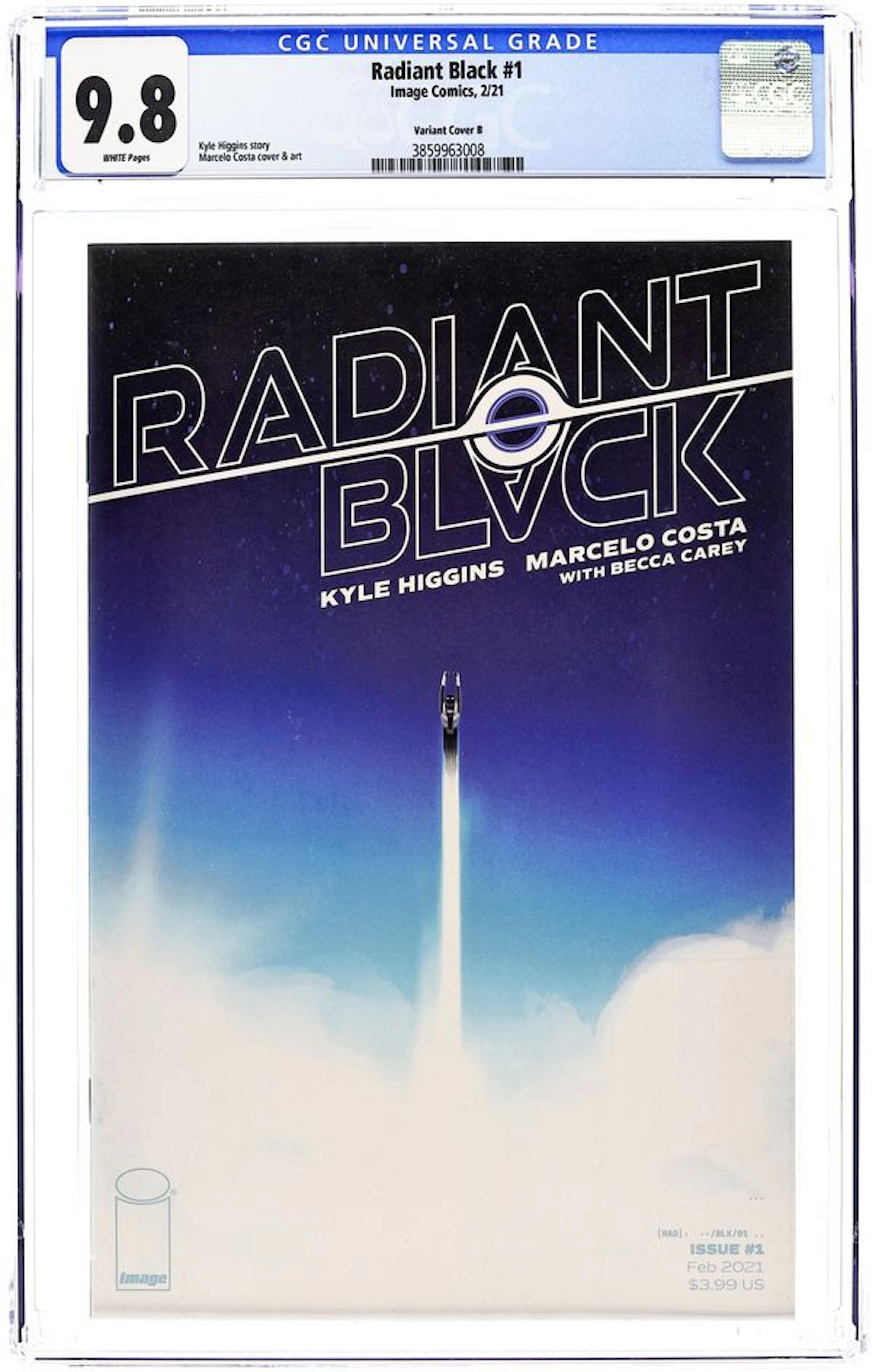 Radiant Black (2021 Image) 1B CGC 9.8