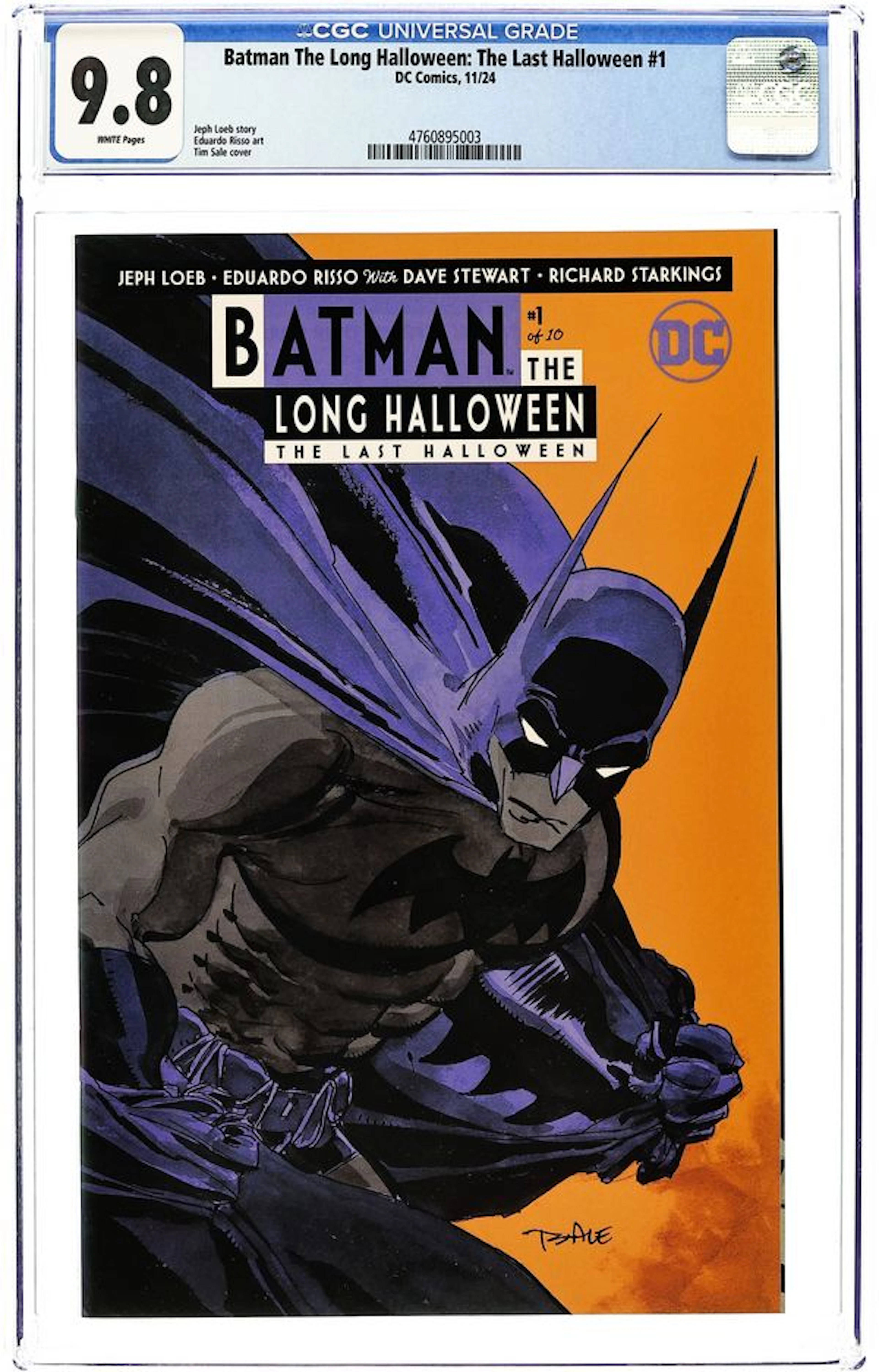 Batman The Long Halloween The Last Halloween (2024 DC) 1A CGC 9.8