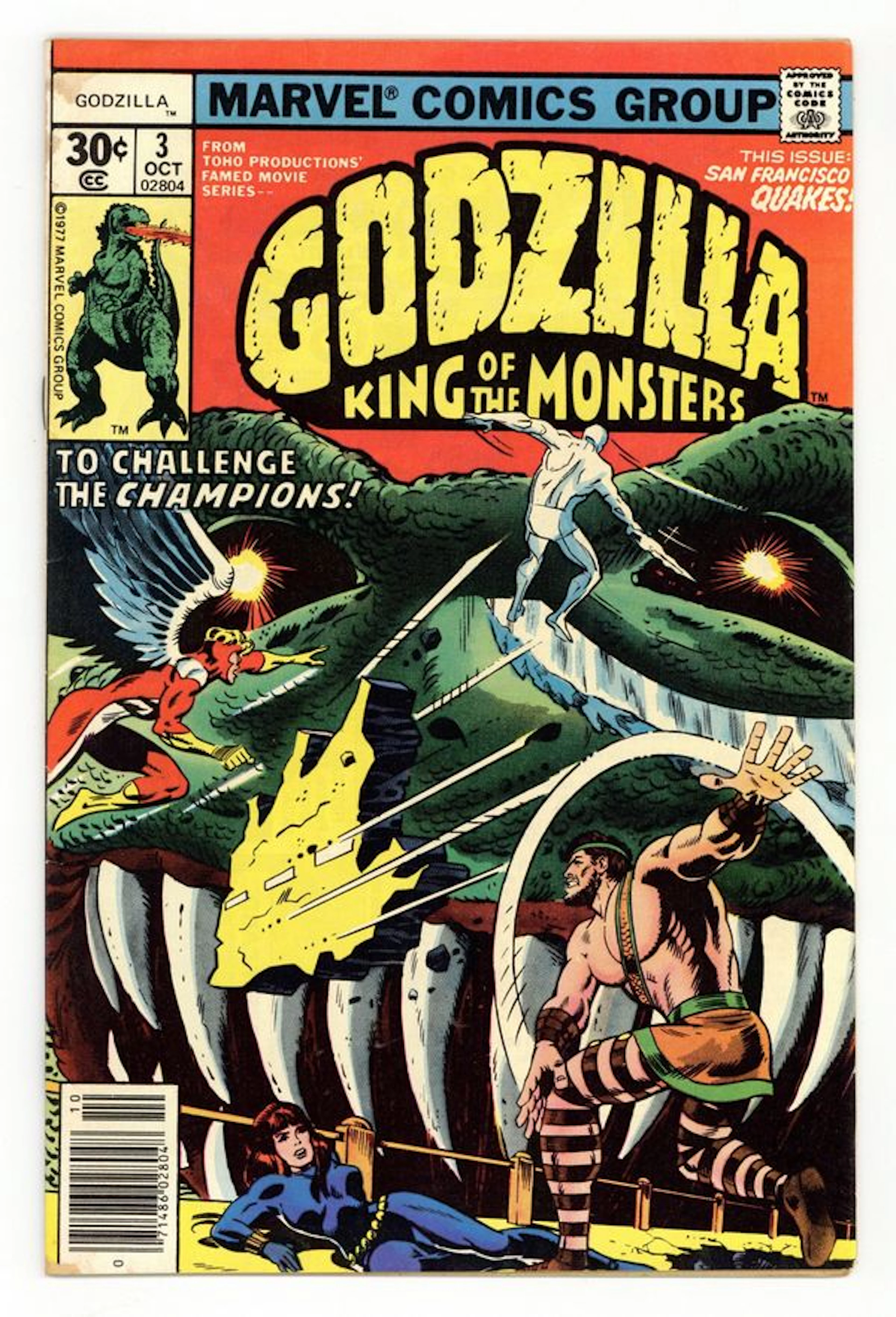 Godzilla (1977 Marvel) 3 VG 4.0