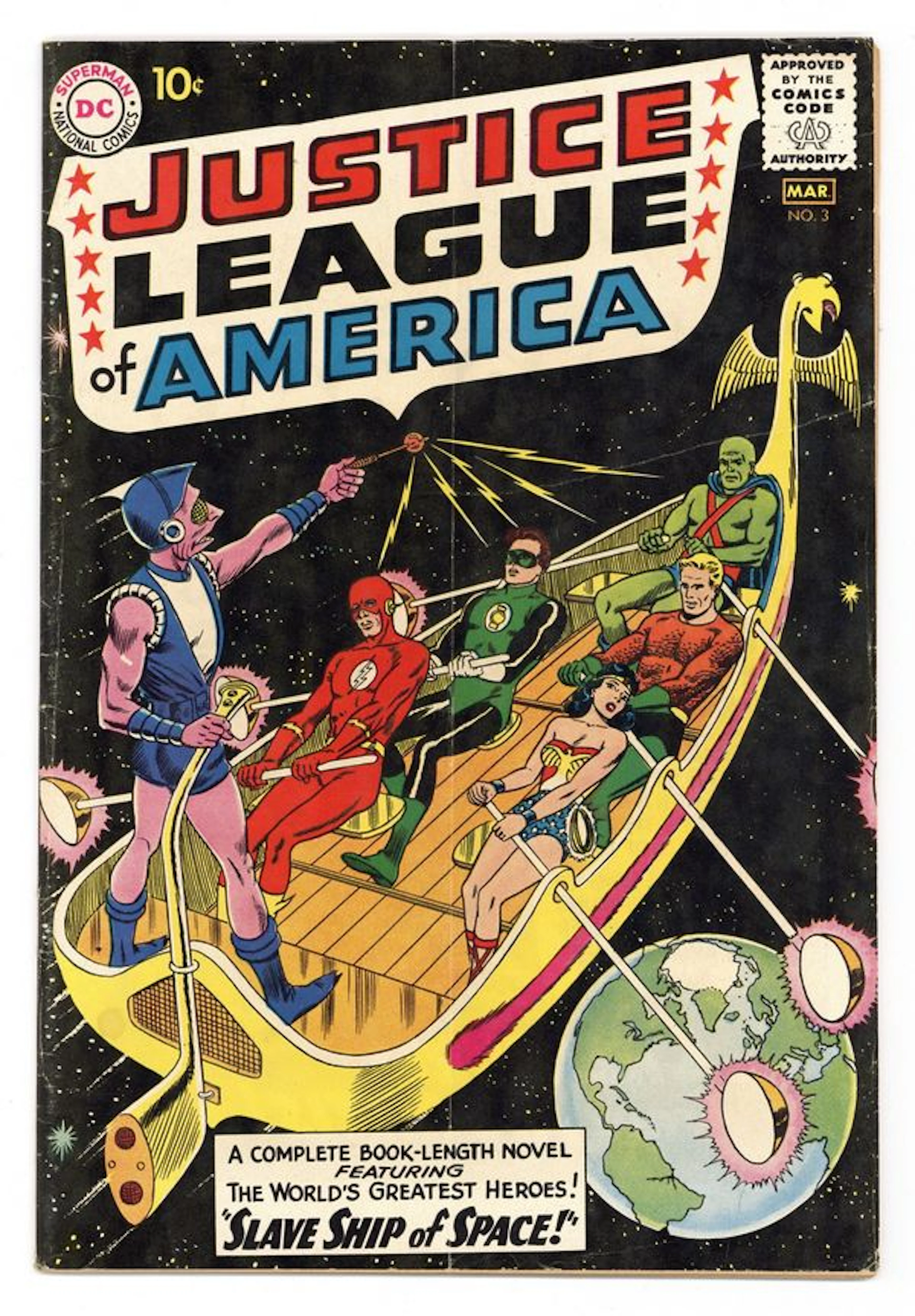 Justice League of America (1960 1st Series) 3 GD/VG 3.0