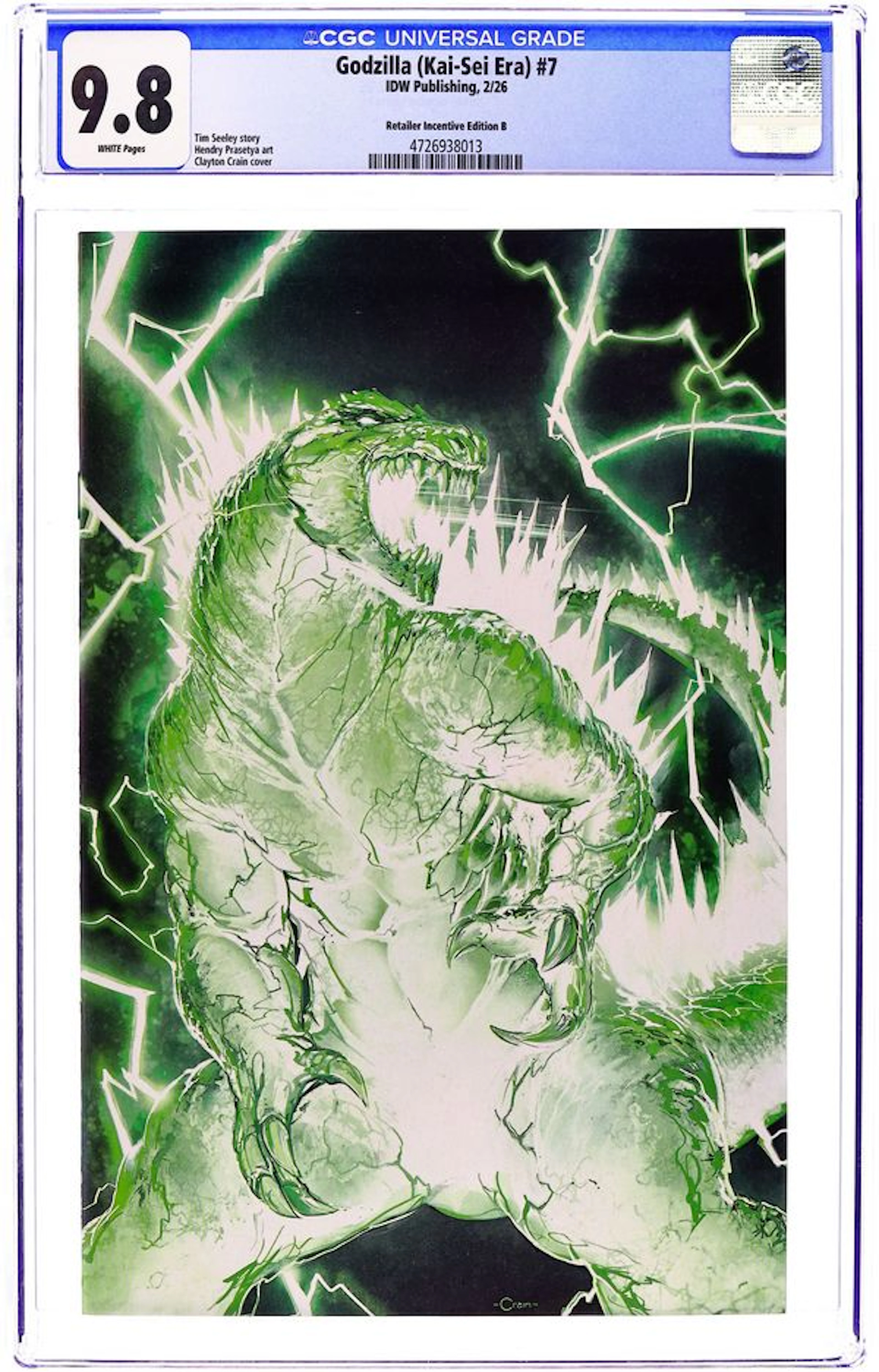 Godzilla Kai-Sei Era (2025 IDW) 7RIB CGC 9.8