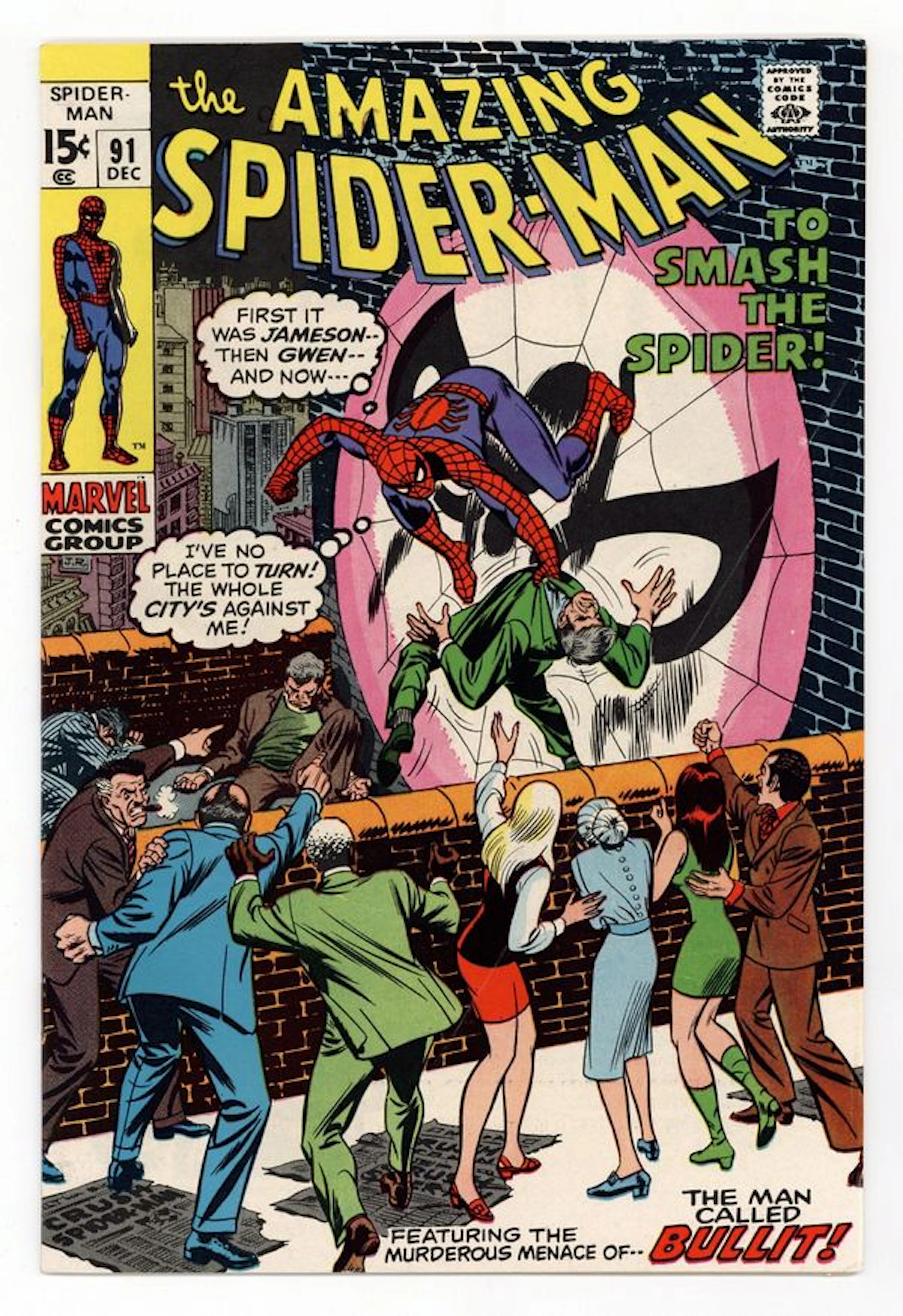 Amazing Spider-Man (1963 1st Series) 91 VG 4.0
