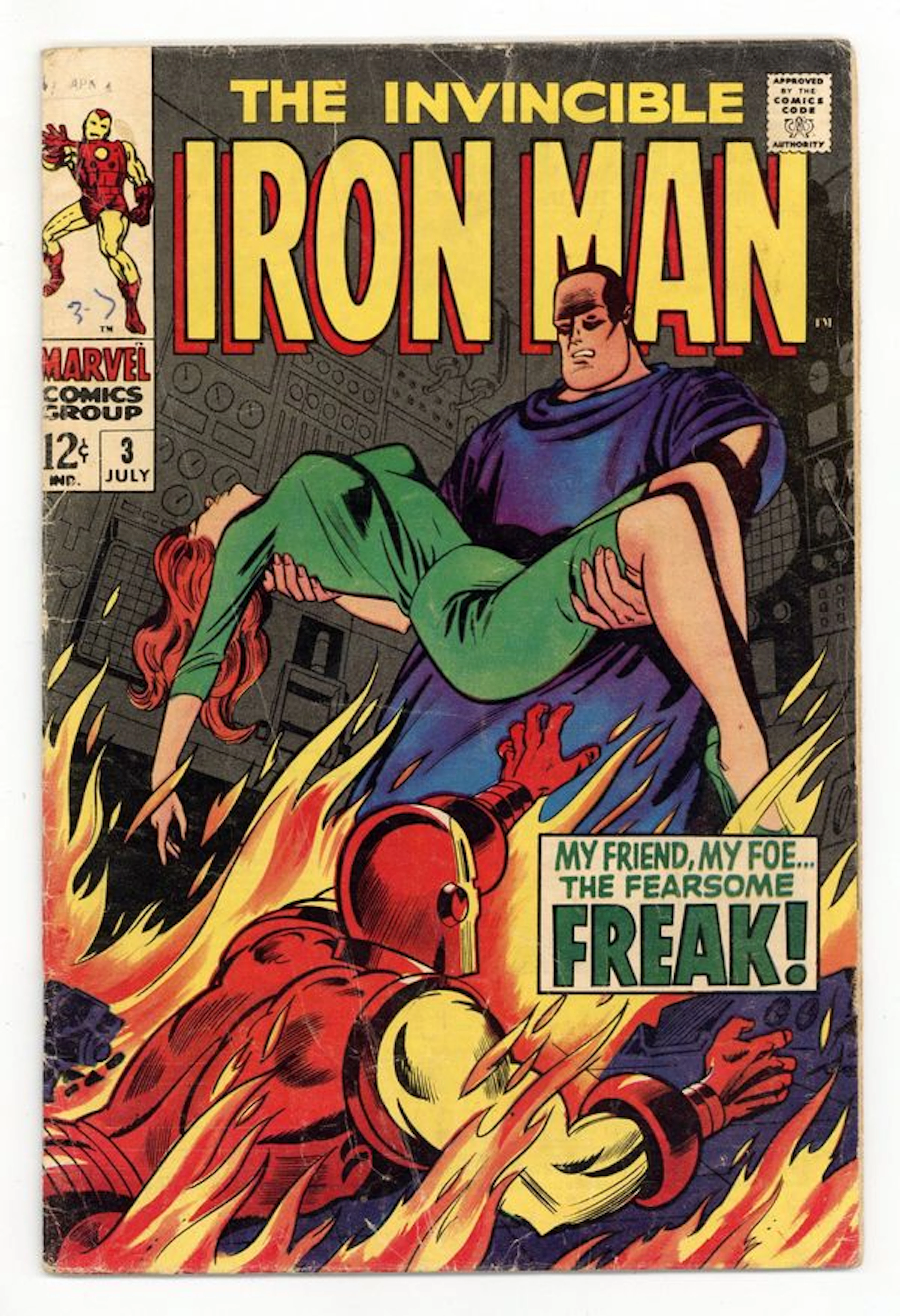 Iron Man (1968 1st Series) 3 GD/VG 3.0