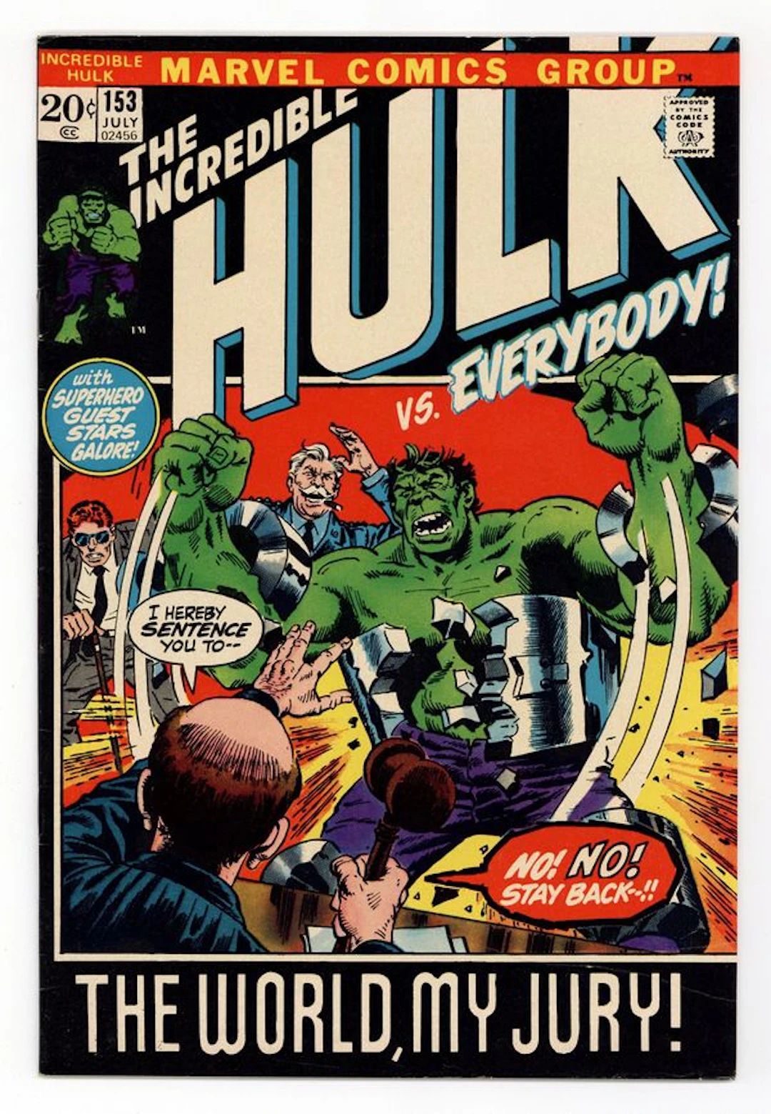 Incredible Hulk (1962 Marvel 1st Series) 153 FN 6.0