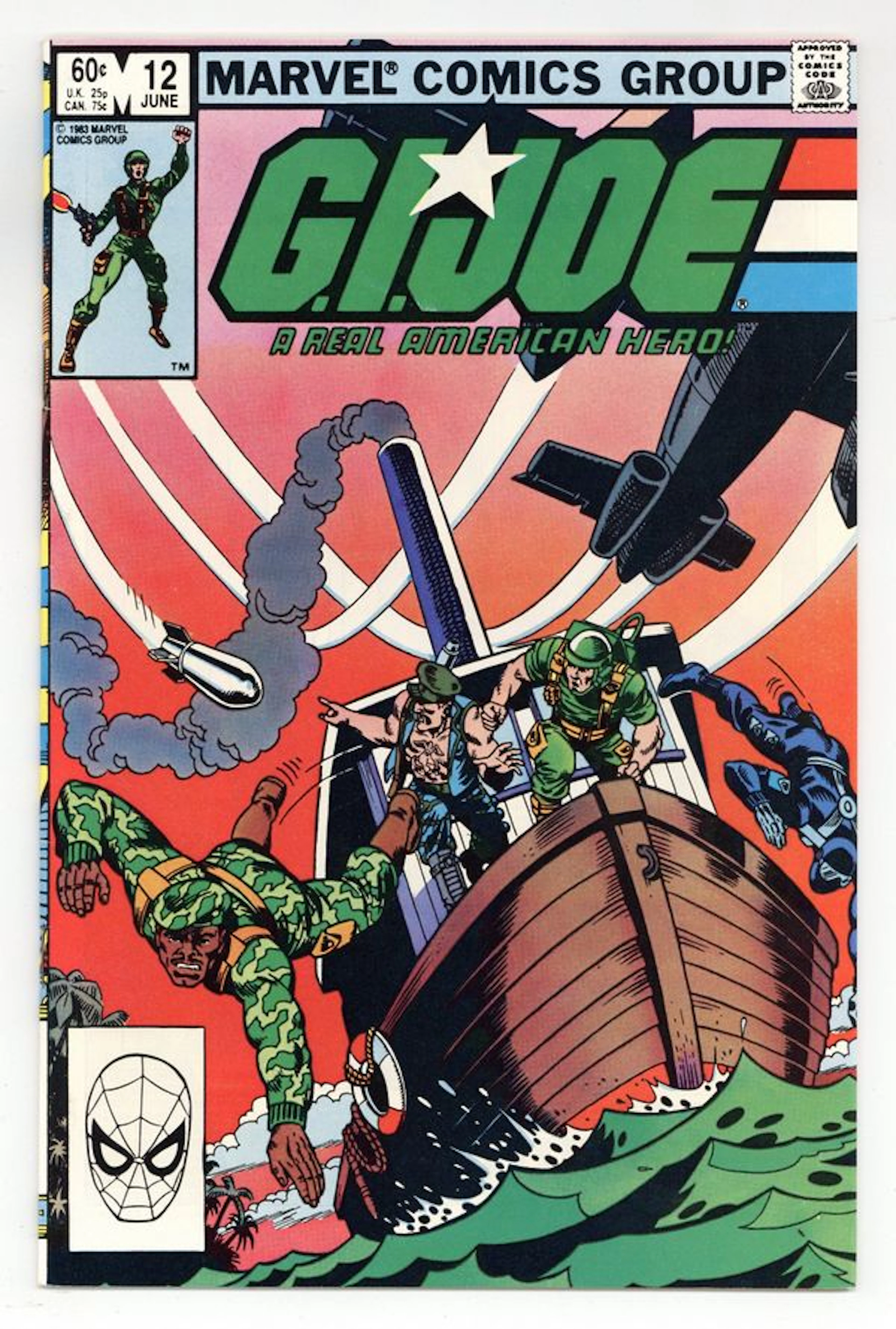 GI Joe A Real American Hero (1982 Marvel) 12D FN/VF 7.0