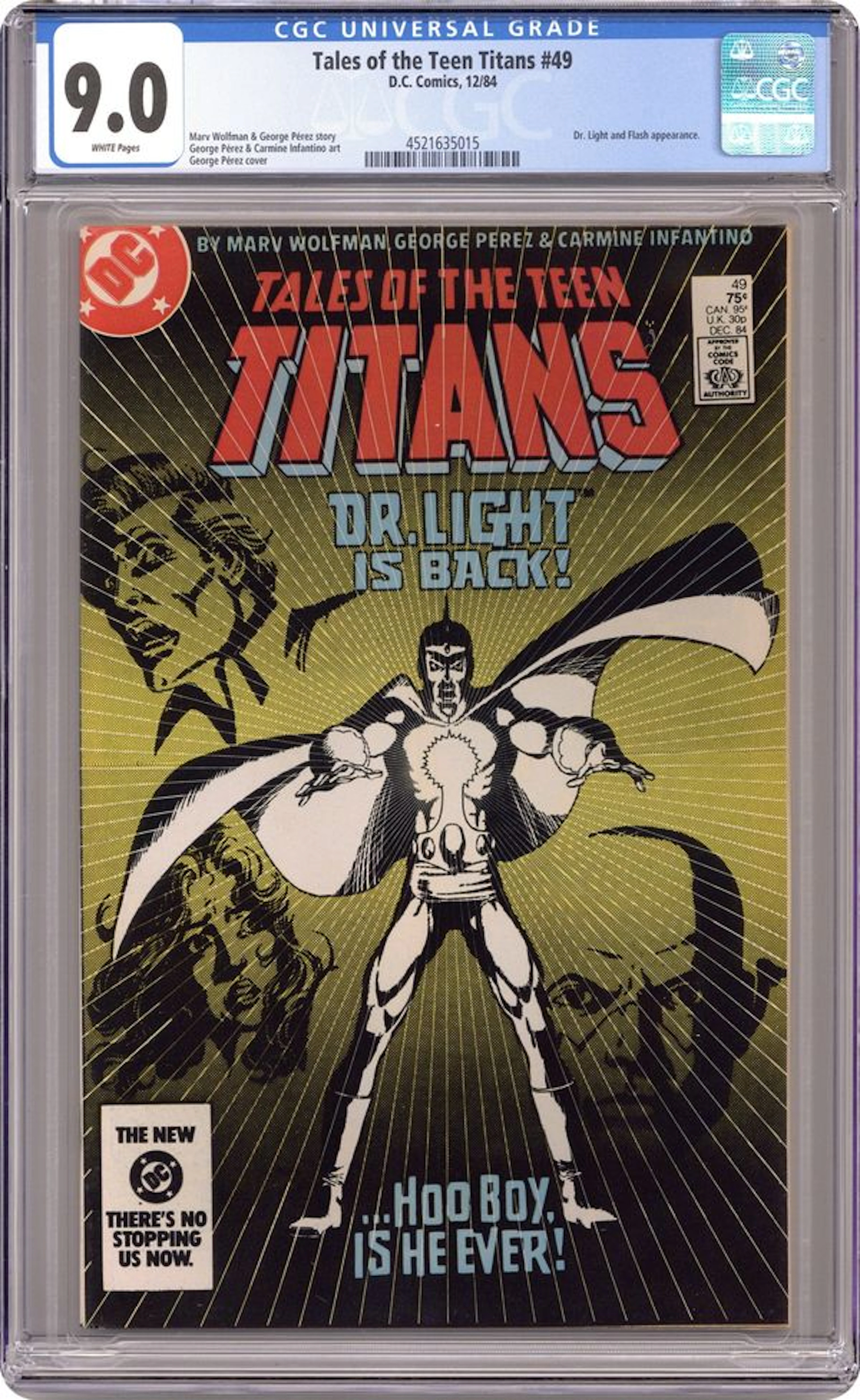 New Teen Titans (1980) (Tales of ...) 49 CGC 9.0