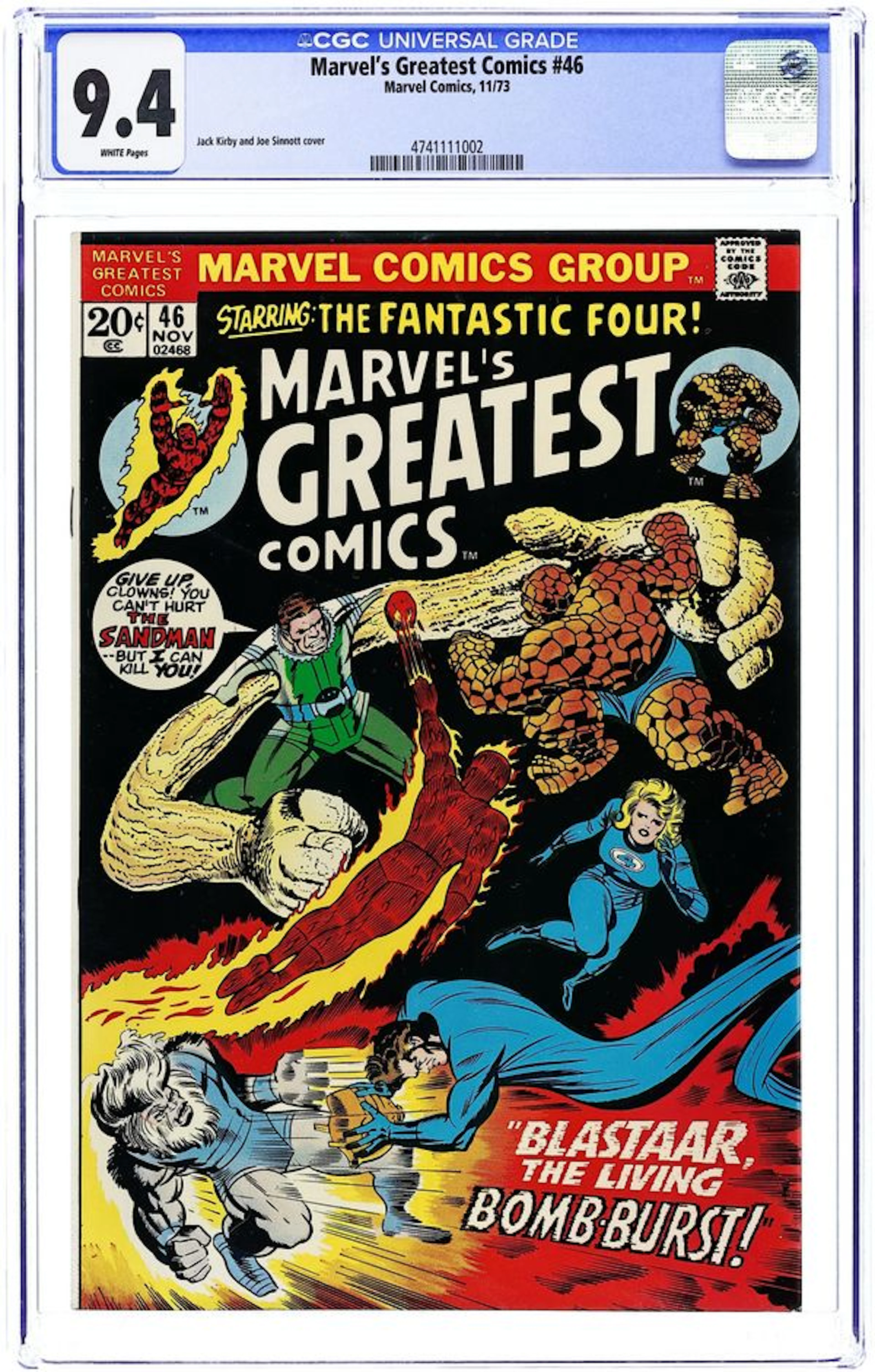 Marvel's Greatest Comics (1969) 46 CGC 9.4