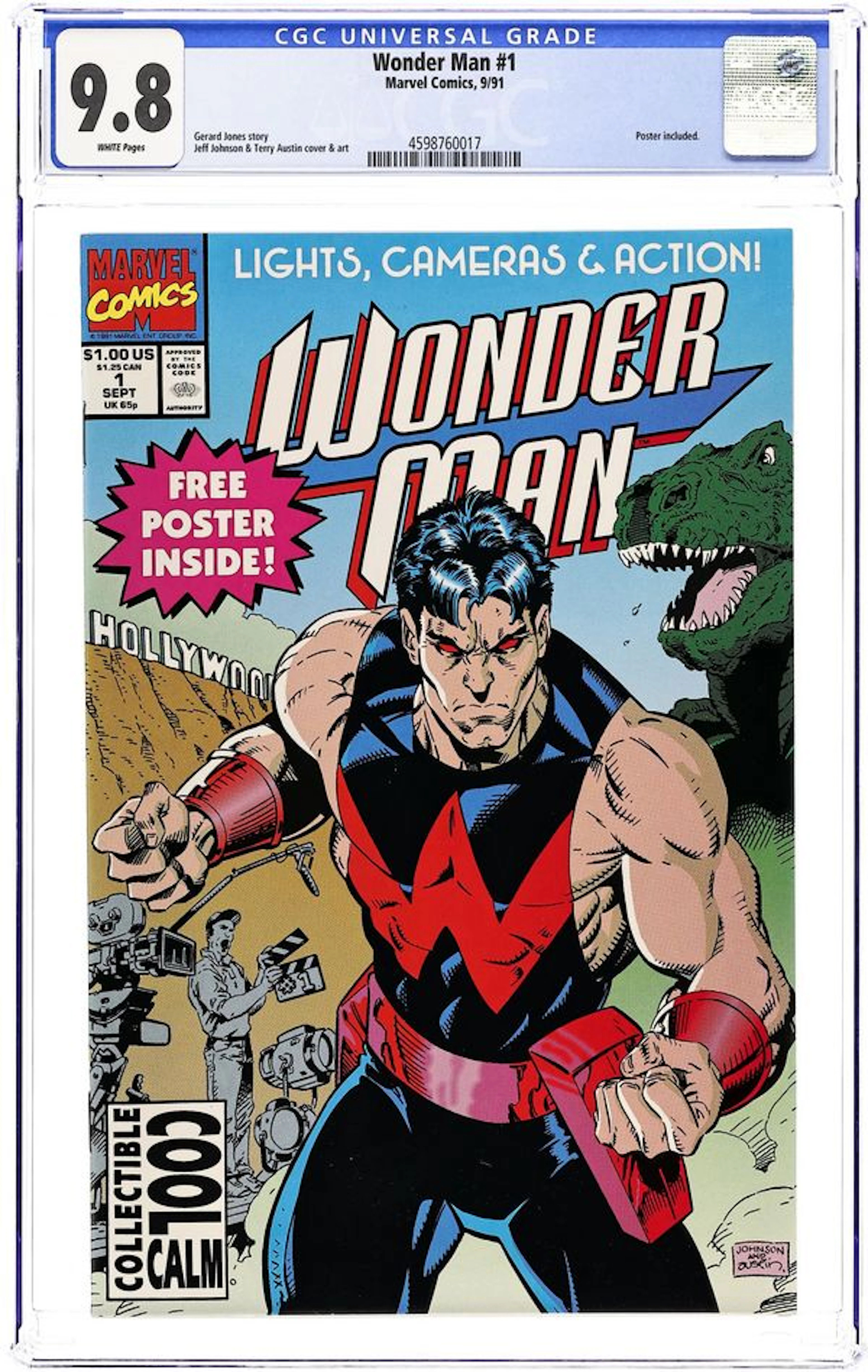 Wonder Man (1991 1st Series) 1D CGC 9.8