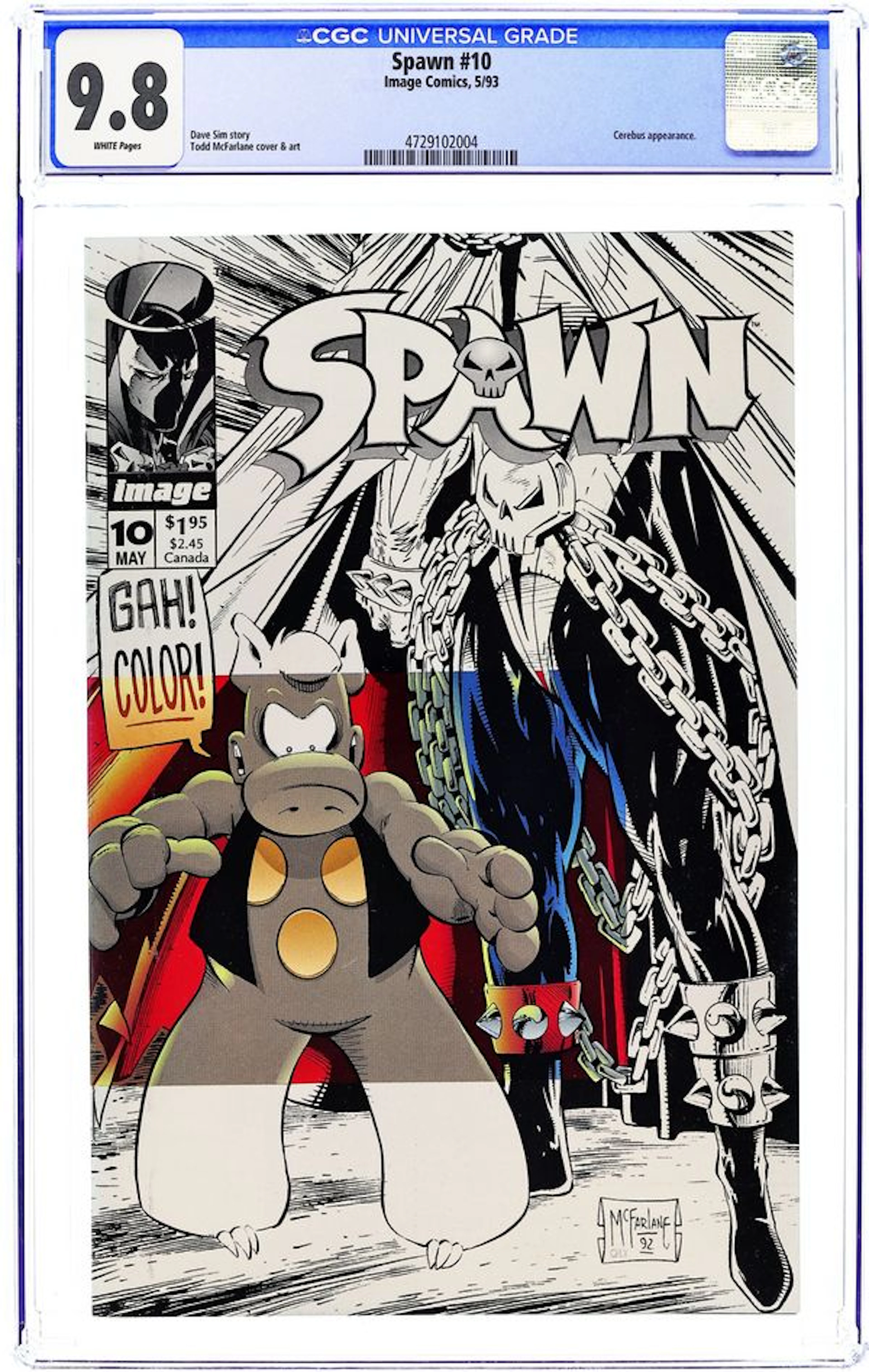 Spawn (1992 Image) 10D CGC 9.8