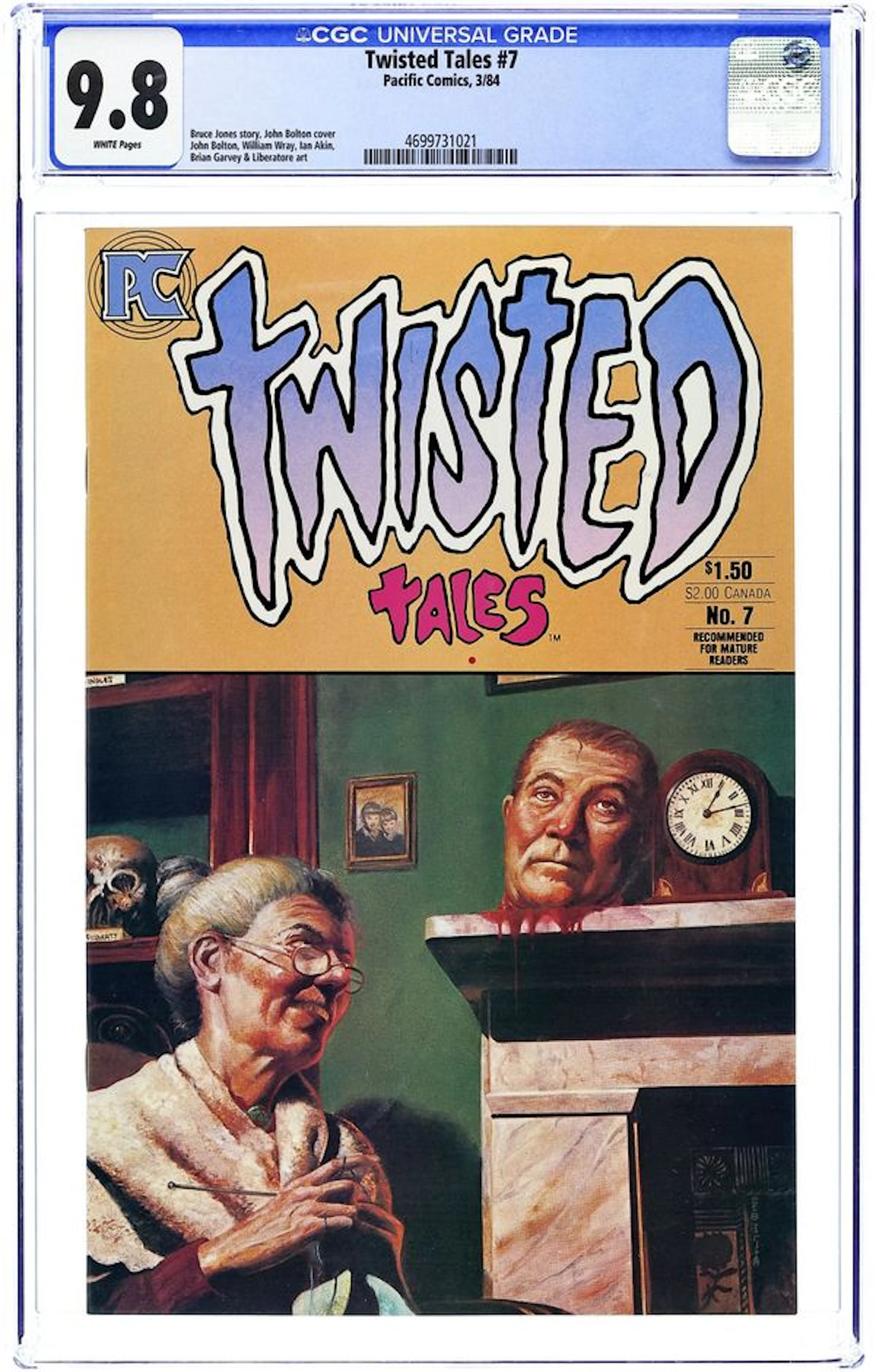 Twisted Tales (1982 Pacific) 7 CGC 9.8