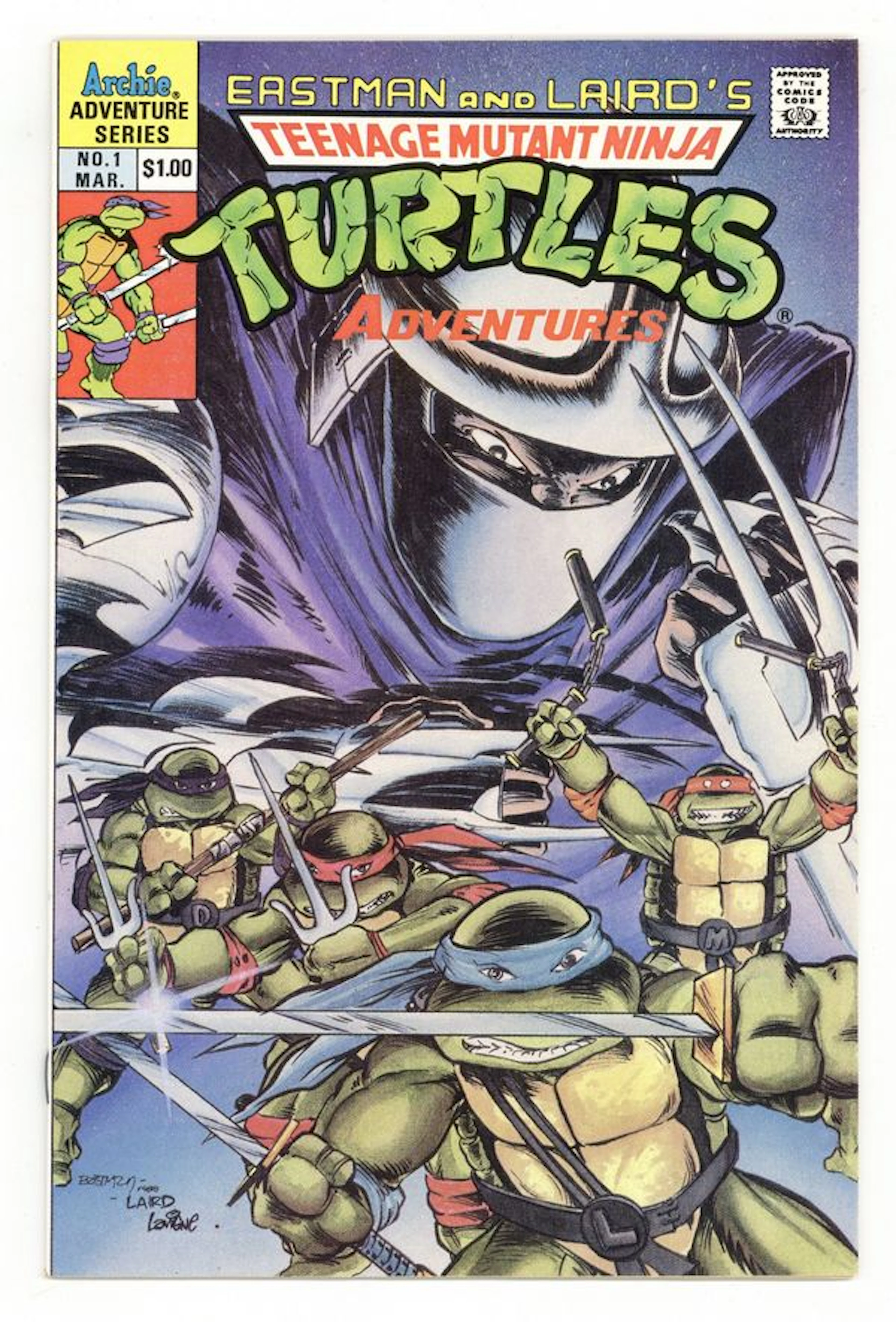 Teenage Mutant Ninja Turtles Adventures (1989) 1D VF/NM 9.0