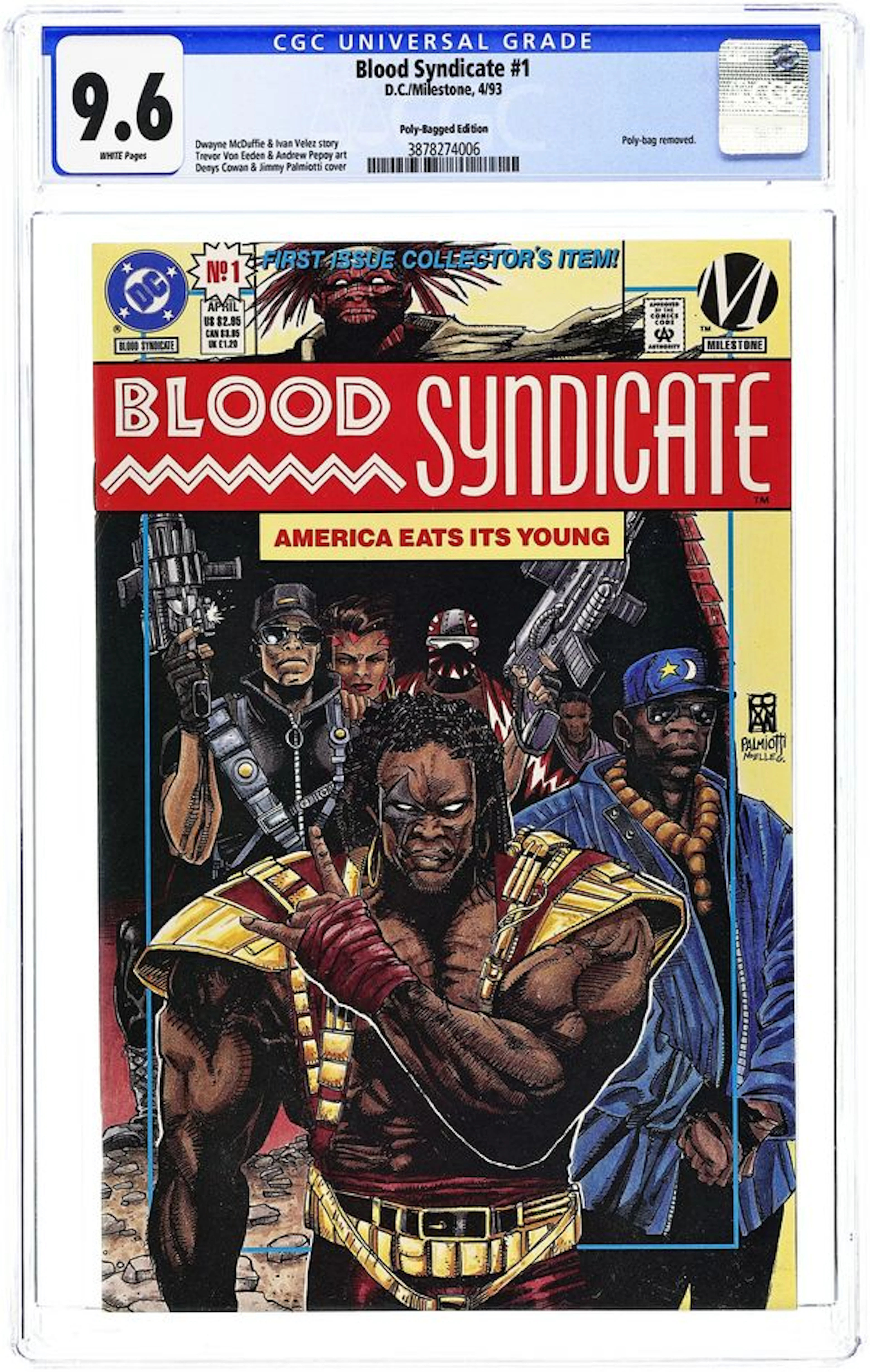 Blood Syndicate (1993 DC) Milestone 1A.U CGC 9.6
