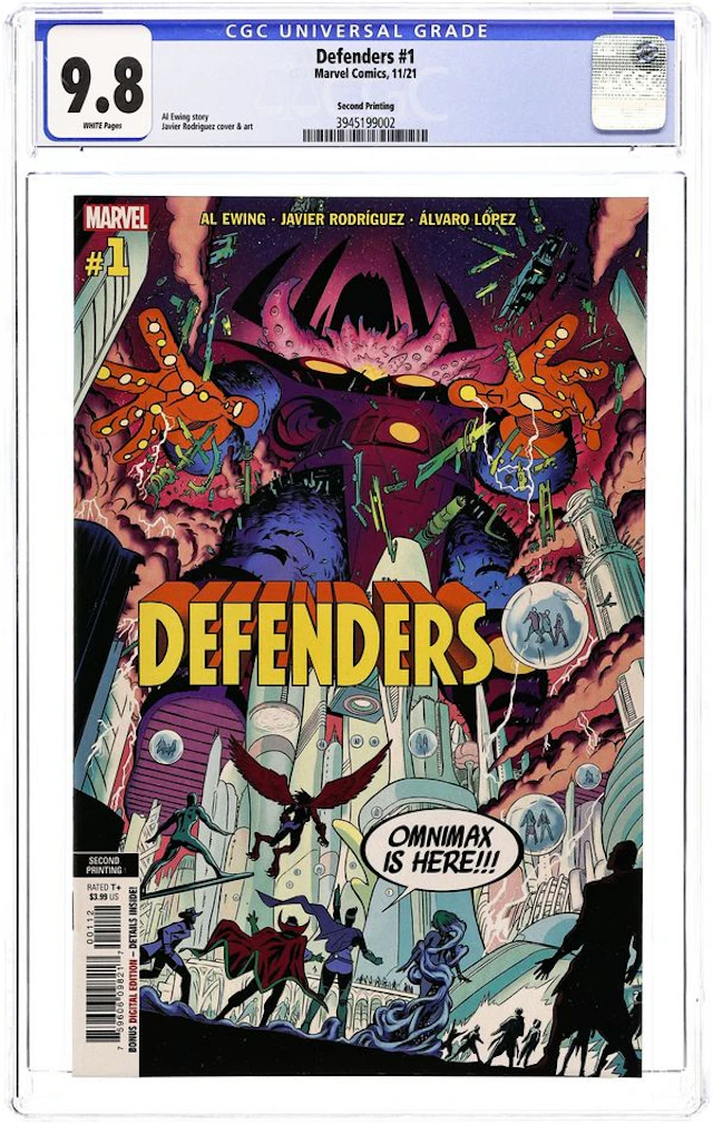 Defenders (2021 Marvel 6th Series) 1I CGC 9.8