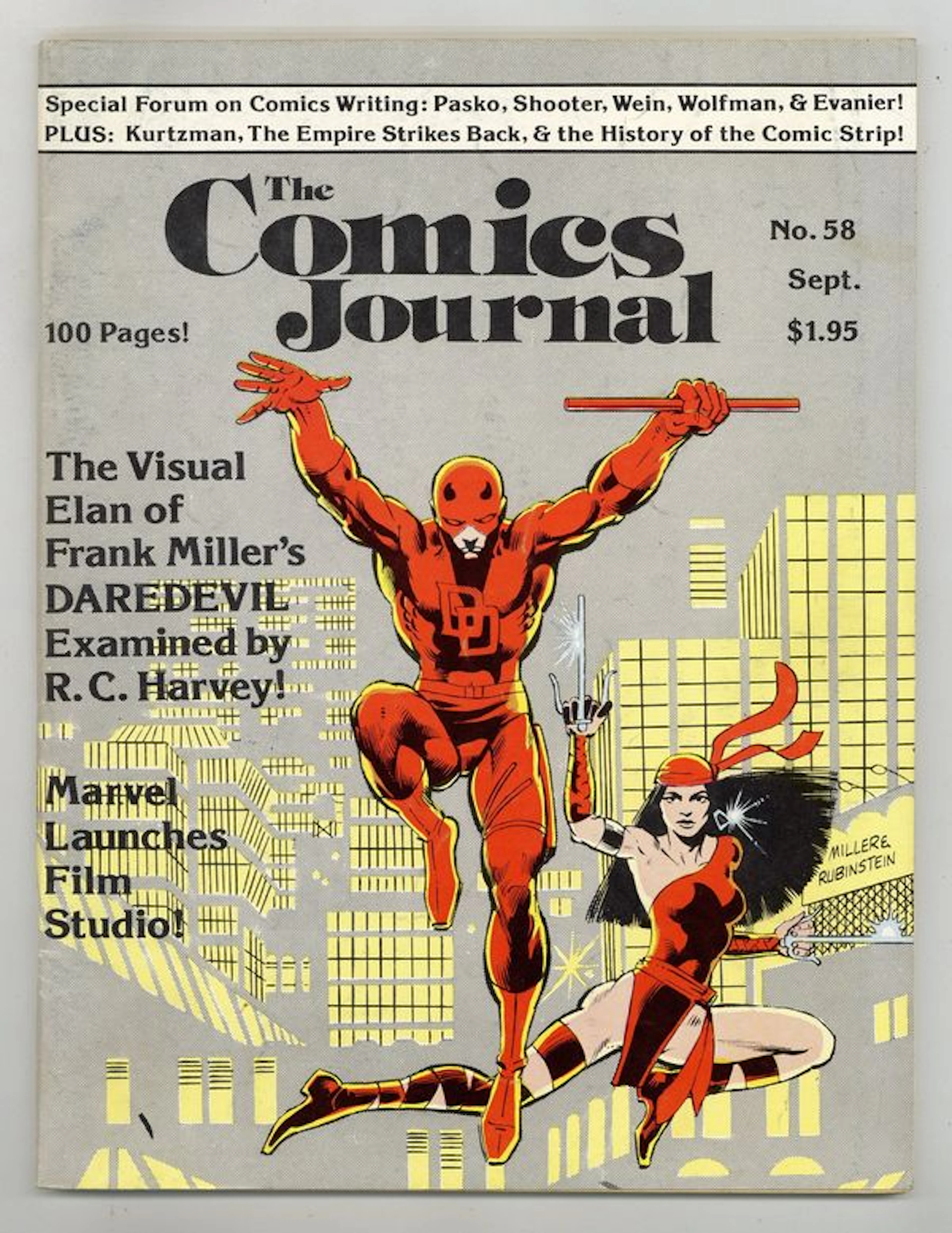 Comics Journal (1977) 58 VG 4.0
