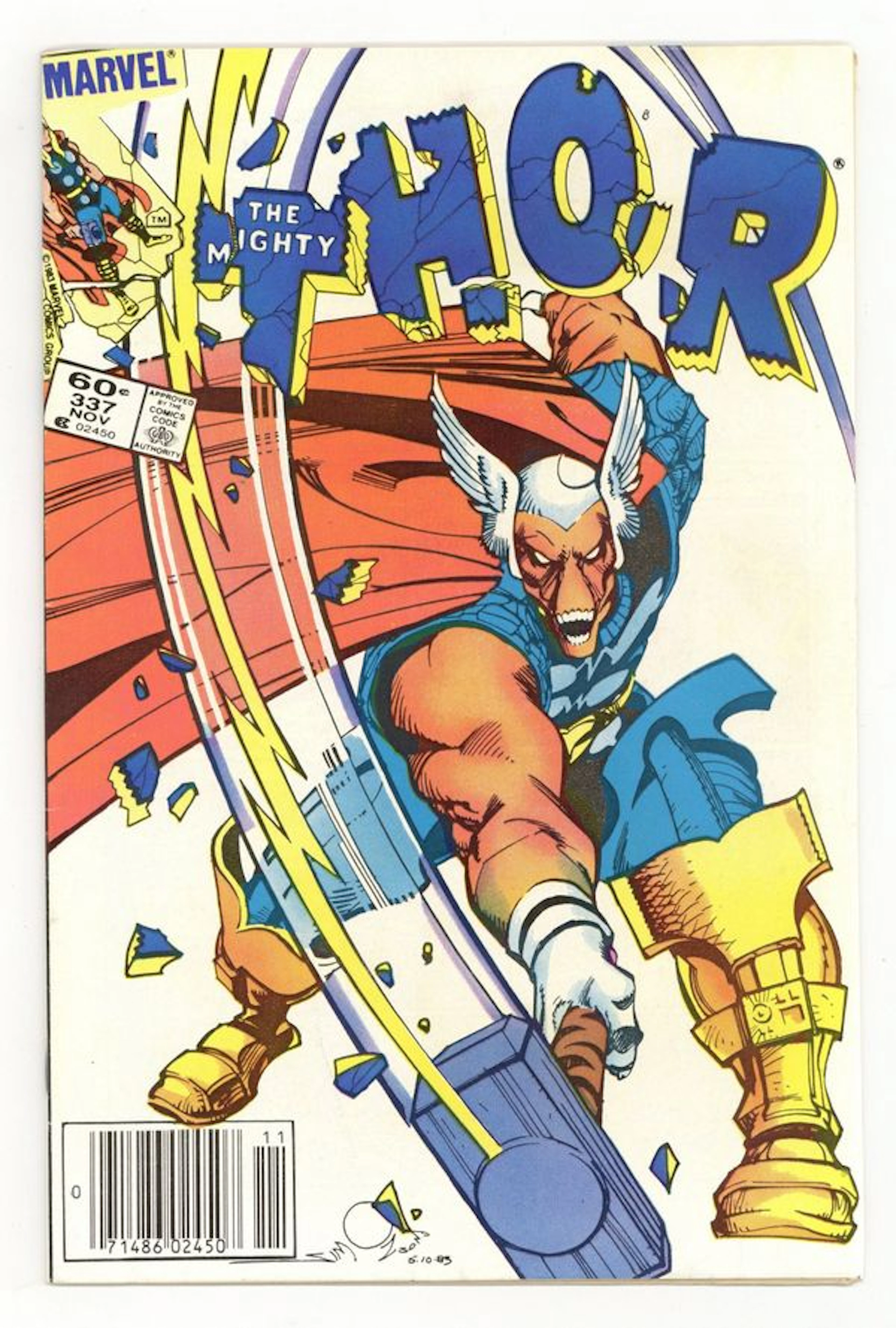 Thor (1962 Marvel 1st Series Journey Into Mystery) 337N FN 6.0