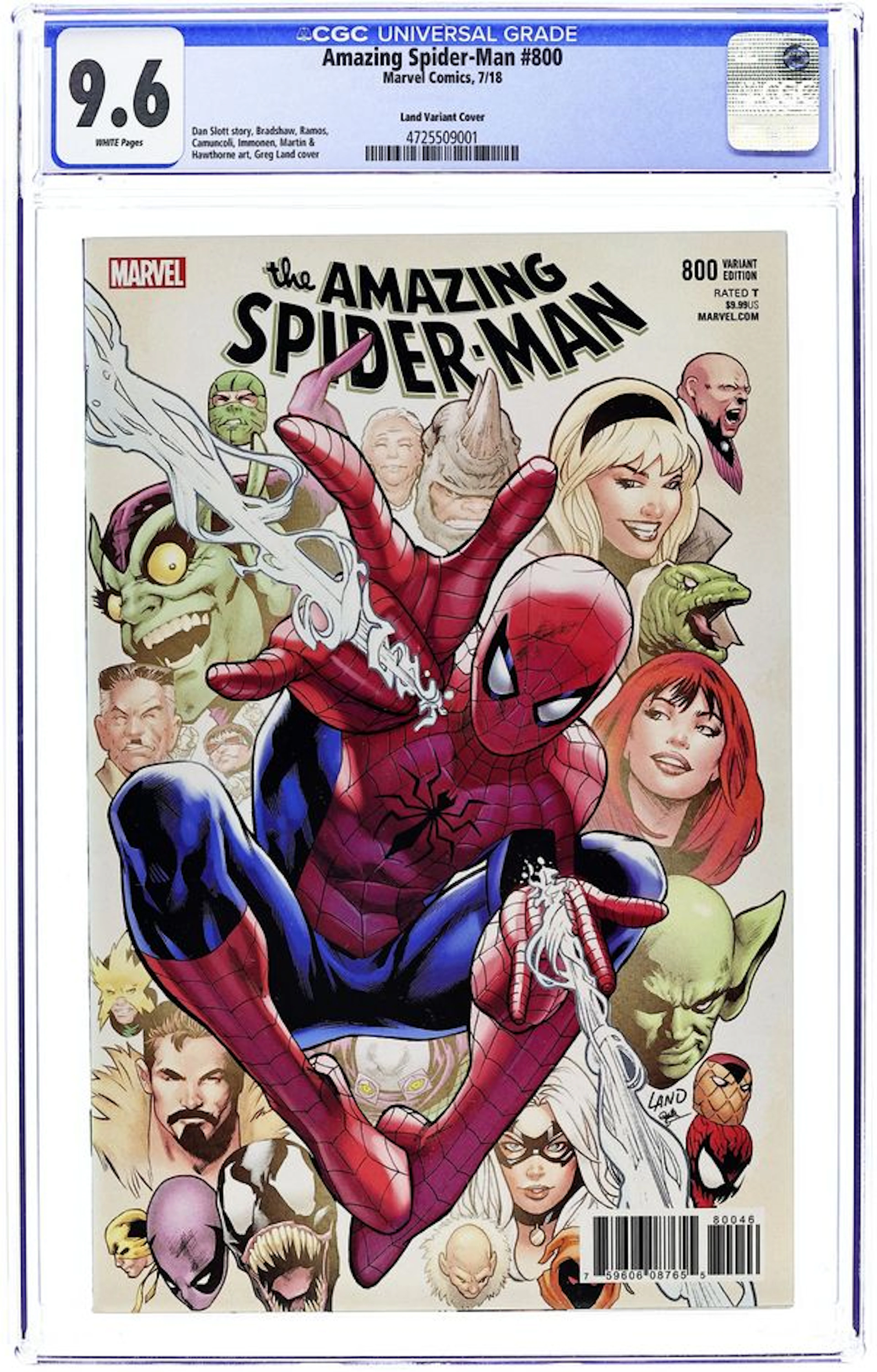Amazing Spider-Man (2017 5th Series) 800O CGC 9.6