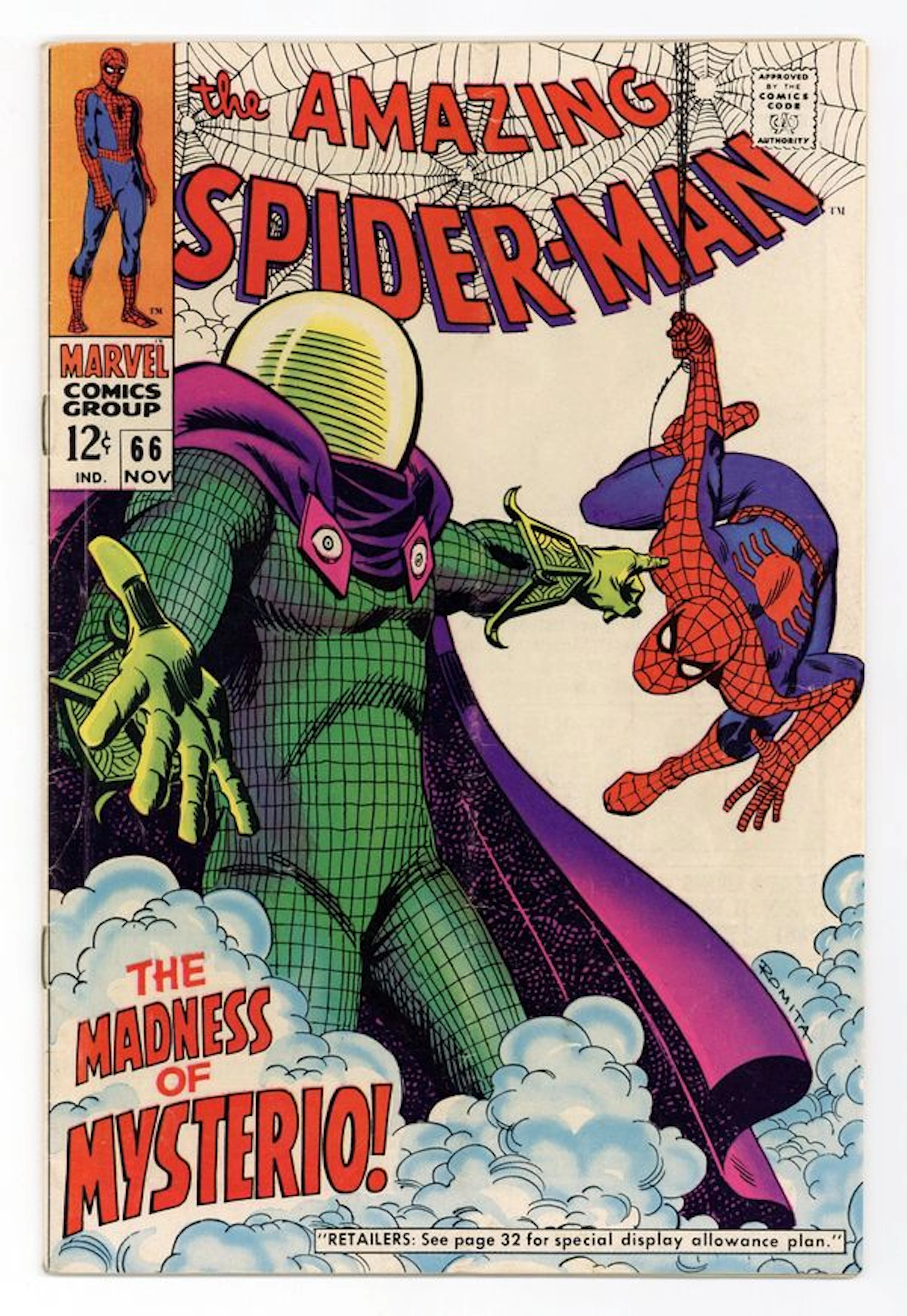 Amazing Spider-Man (1963 1st Series) 66 GD+ 2.5