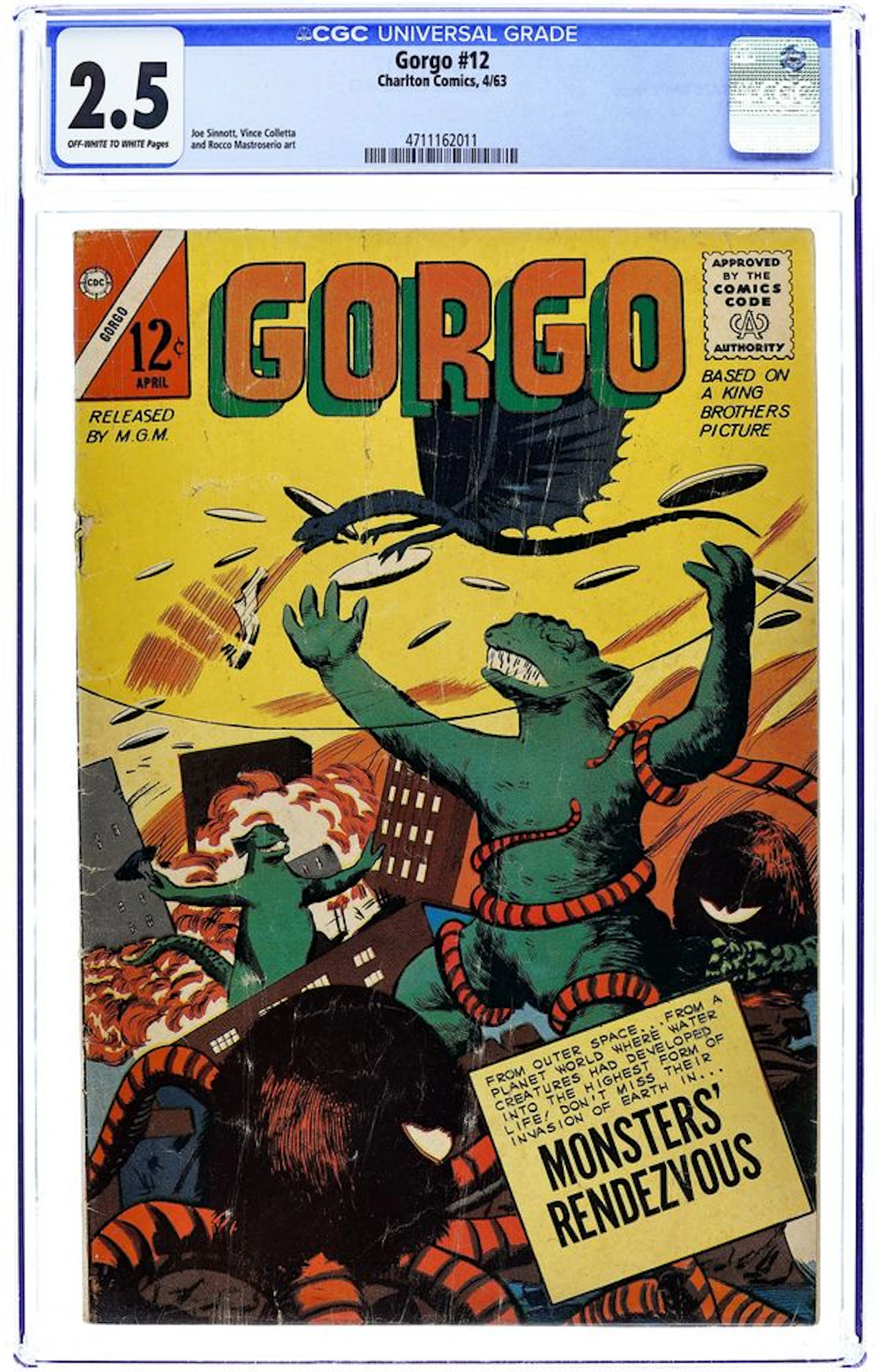 Gorgo (1961) 12 CGC 2.5
