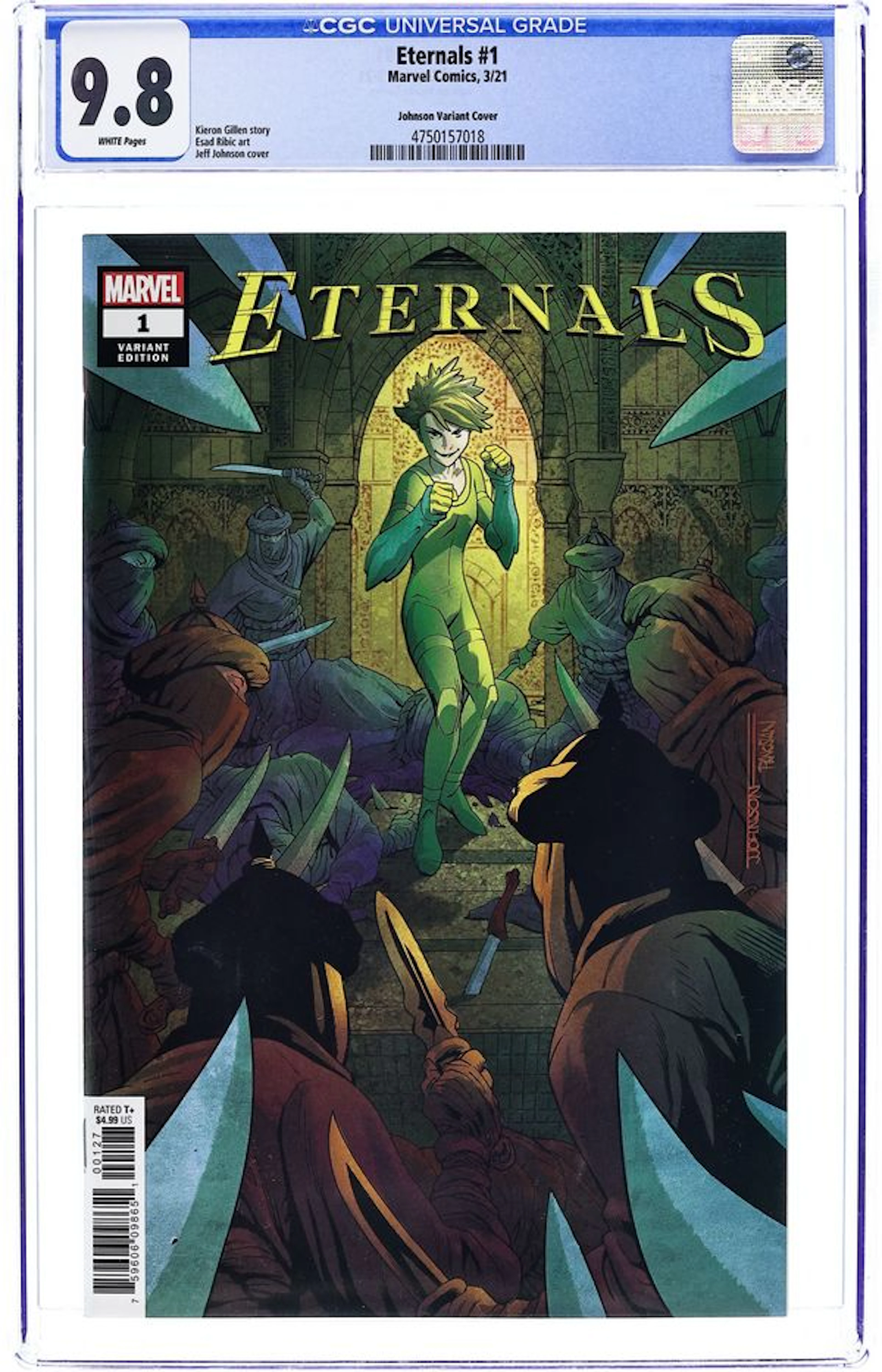 Eternals (2021 5th Series Marvel) 1H CGC 9.8